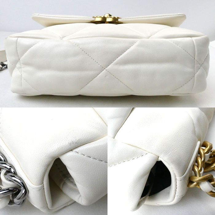 Chanel Chanel Chanel 19 Shiny Lambskin Shoulder Bag Leather Shoulder Bag AS1160 DUTY FREE for USA Size ONE SIZE - 3 Thumbnail