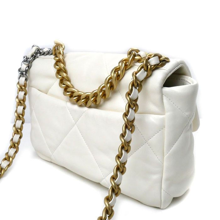 Chanel Chanel Chanel 19 Shiny Lambskin Shoulder Bag Leather Shoulder Bag AS1160 DUTY FREE for USA Size ONE SIZE - 2 Thumbnail