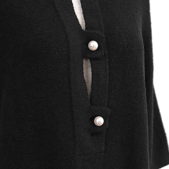 Chanel Chanel Chanel Knit Pearl Dress Textile Dresses P74602 DUTY FREE for USA Size ONE SIZE - 4 Thumbnail