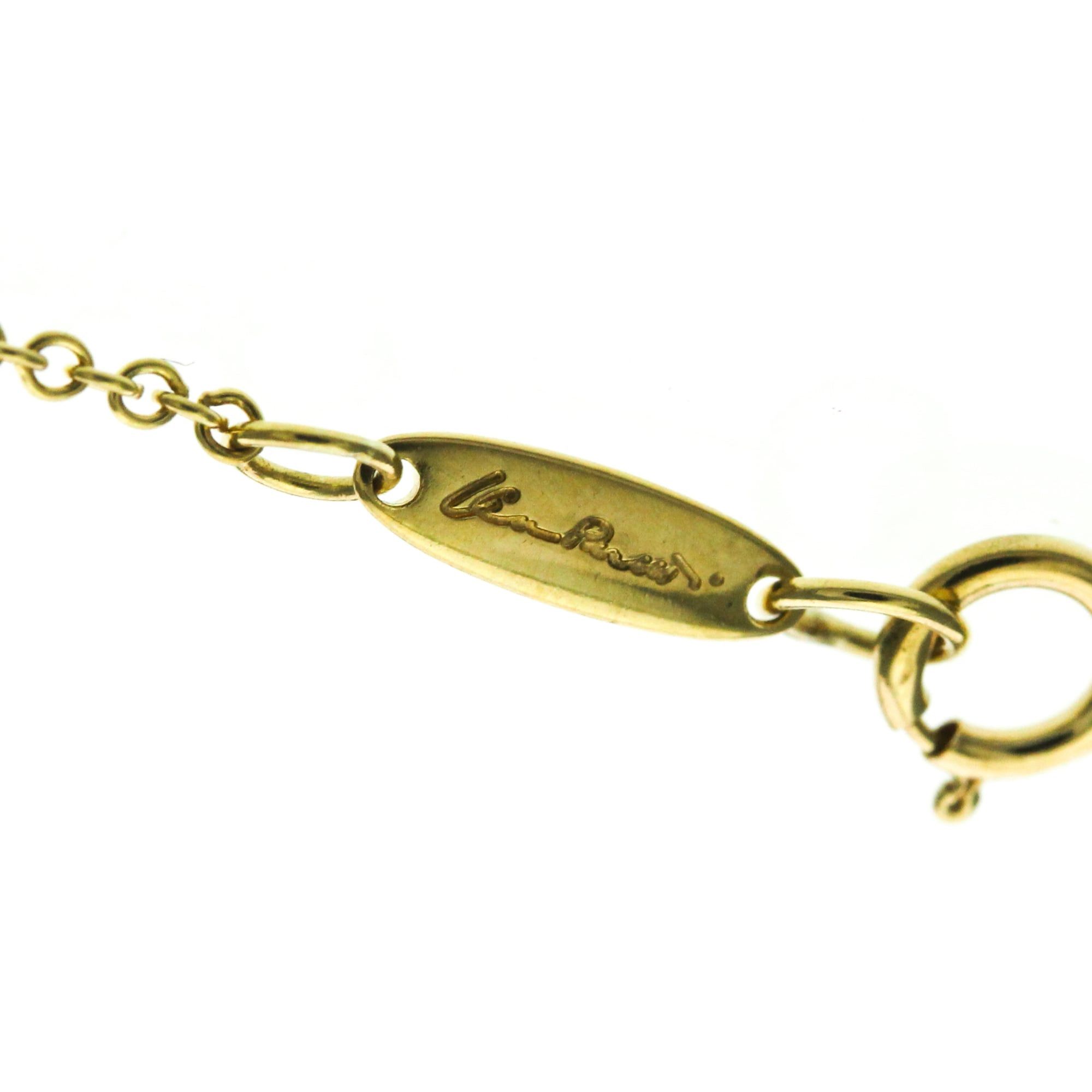 Tiffany & Co. Tiffany Open Heart Yellow Gold (18K) No Stone Men,Women Fashion Pendant Necklace (Gold) Size ONE SIZE - 8 Thumbnail