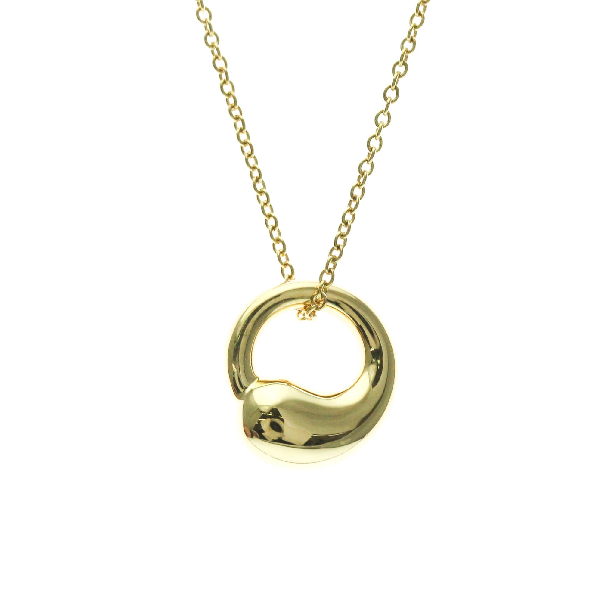 Tiffany & Co. Tiffany Eternal Circle Necklace Yellow Gold (18K) No Stone Men,Women Fashion Pendant Necklace (Gold) Size ONE SIZE - 2 Thumbnail