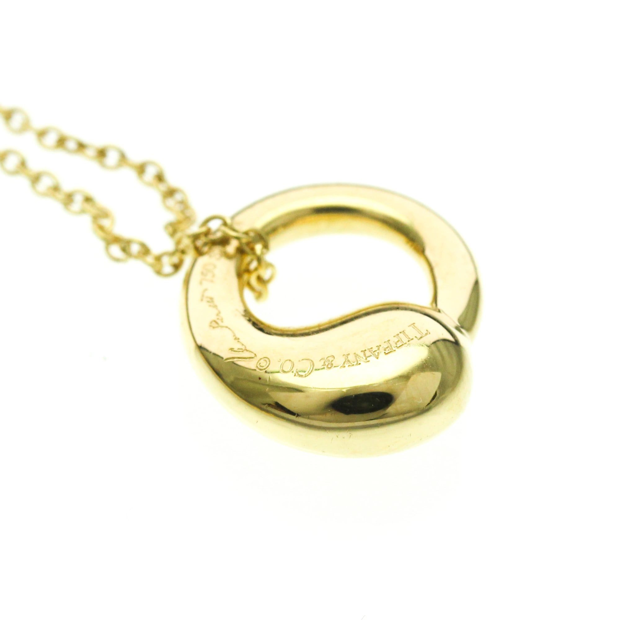 Tiffany & Co. Tiffany Eternal Circle Necklace Yellow Gold (18K) No Stone Men,Women Fashion Pendant Necklace (Gold) Size ONE SIZE - 7 Thumbnail