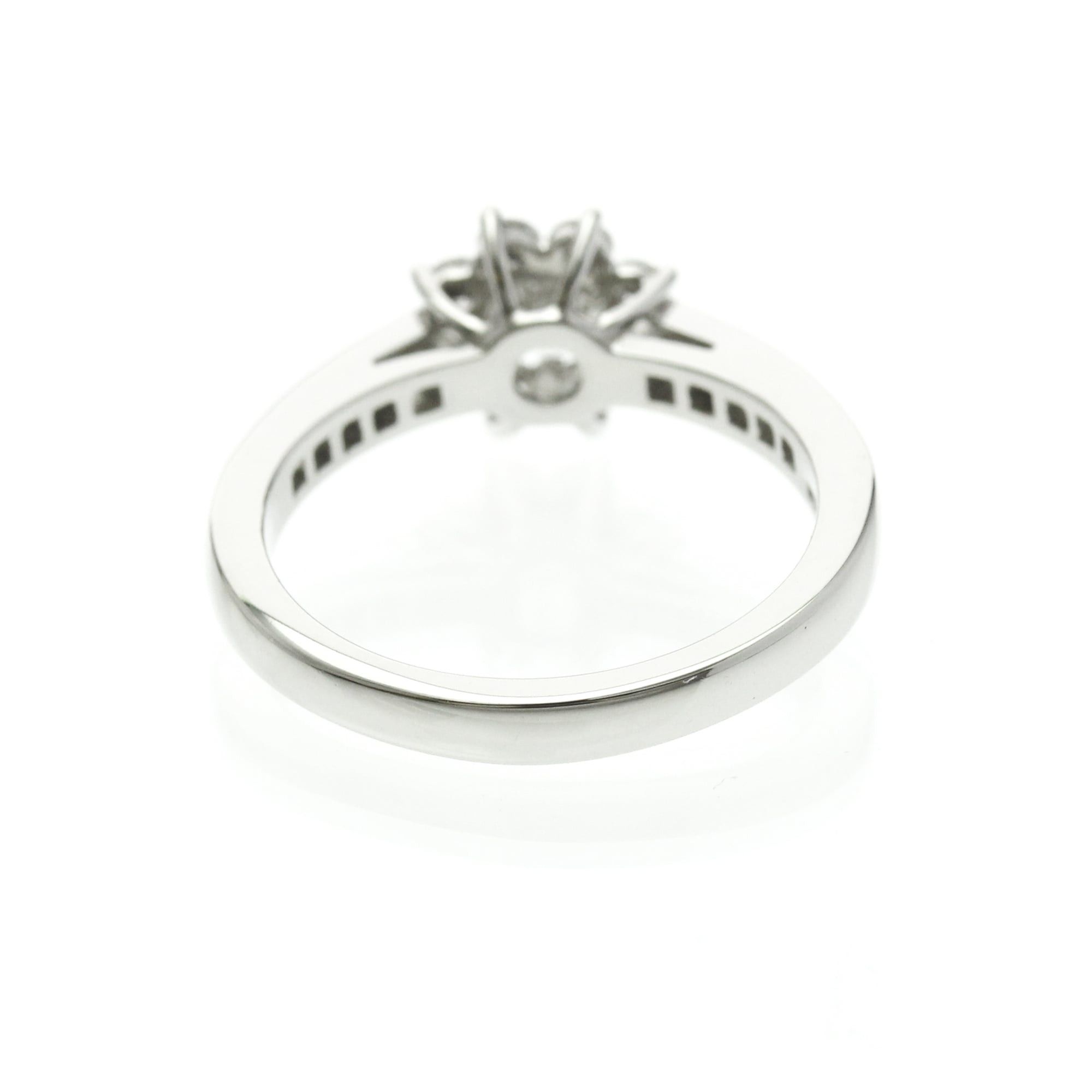 Tiffany & Co. Tiffany Flora Diamond Ring Platinum Fashion Diamond Band Ring Silver Size ONE SIZE - 3 Thumbnail