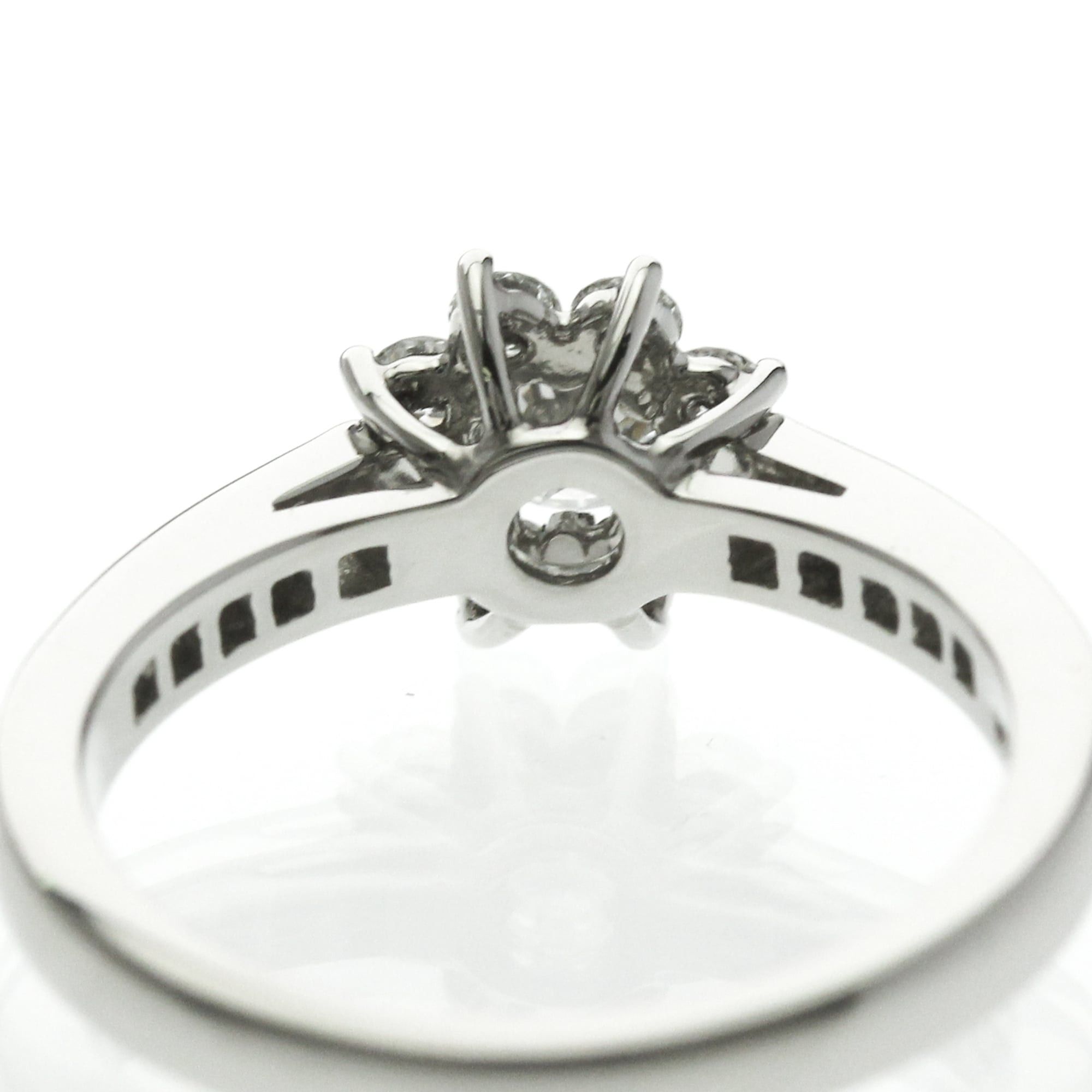 Tiffany & Co. Tiffany Flora Diamond Ring Platinum Fashion Diamond Band Ring Silver Size ONE SIZE - 7 Thumbnail
