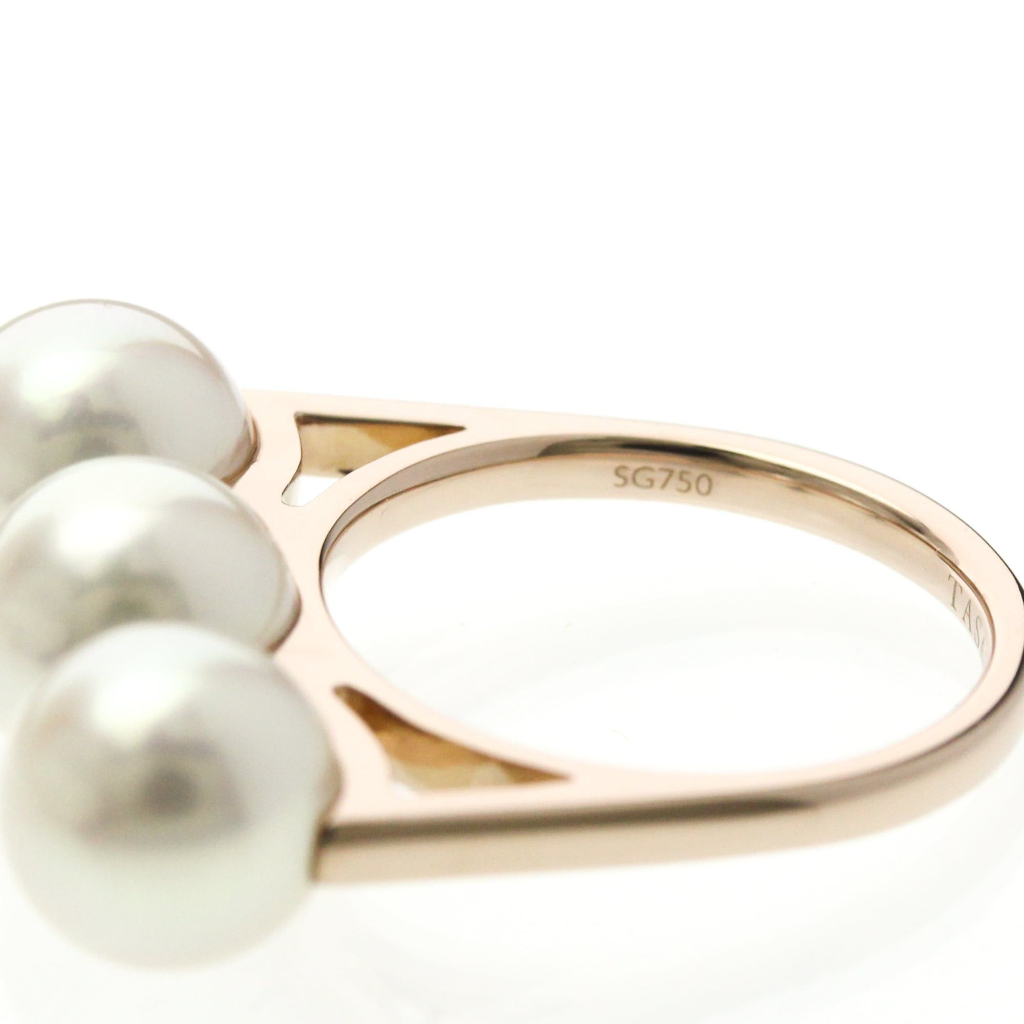 Other Tasaki Balance Neo Ring Pink Gold (18K) Fashion Pearl Band Ring Pink Gold Size ONE SIZE - 6 Thumbnail