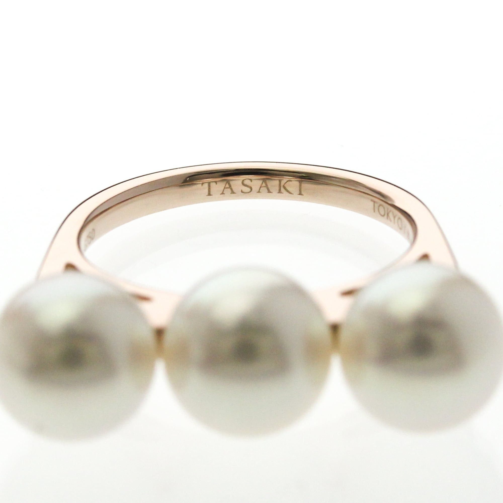 Other Tasaki Balance Neo Ring Pink Gold (18K) Fashion Pearl Band Ring Pink Gold Size ONE SIZE - 5 Thumbnail