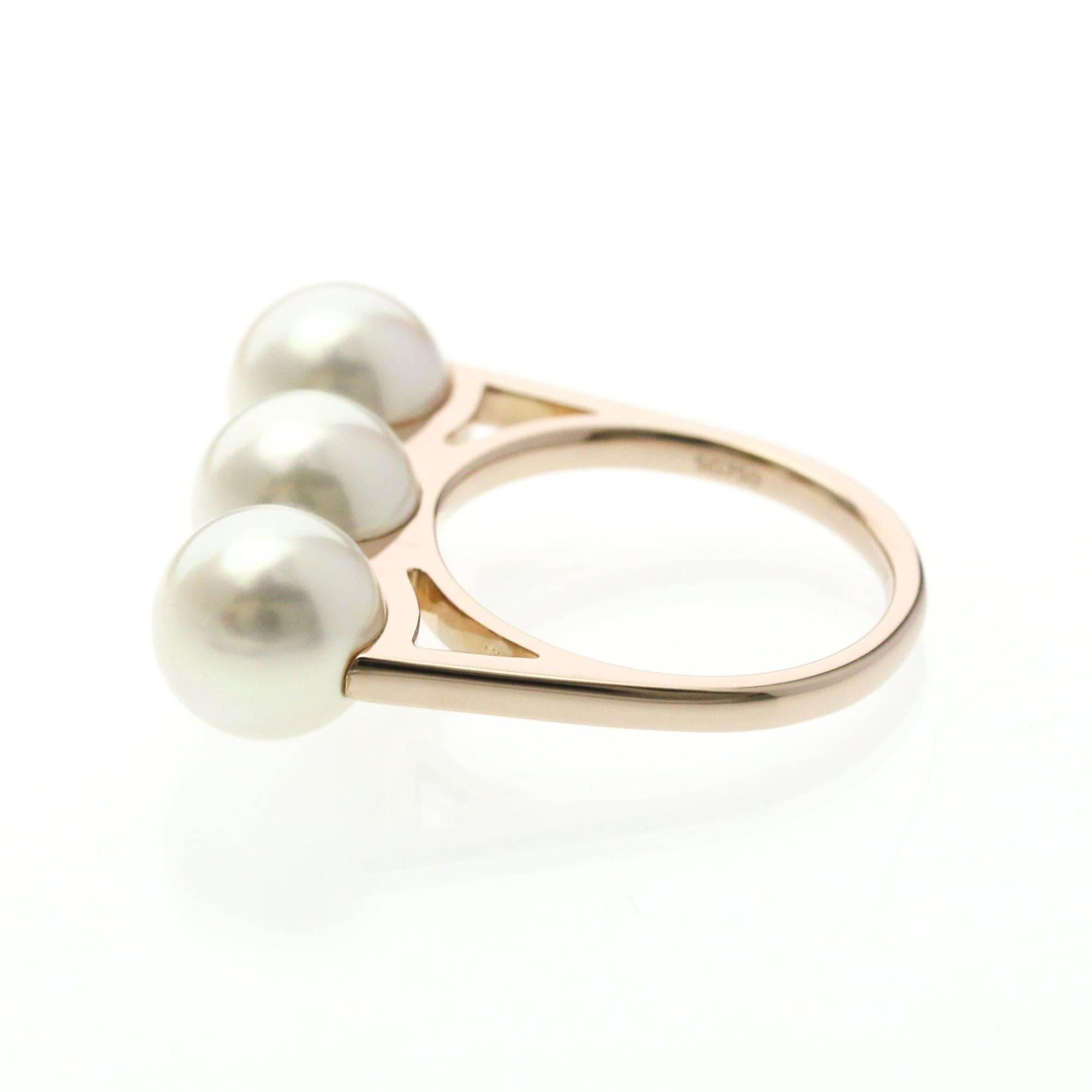 Other Tasaki Balance Neo Ring Pink Gold (18K) Fashion Pearl Band Ring Pink Gold Size ONE SIZE - 2 Thumbnail