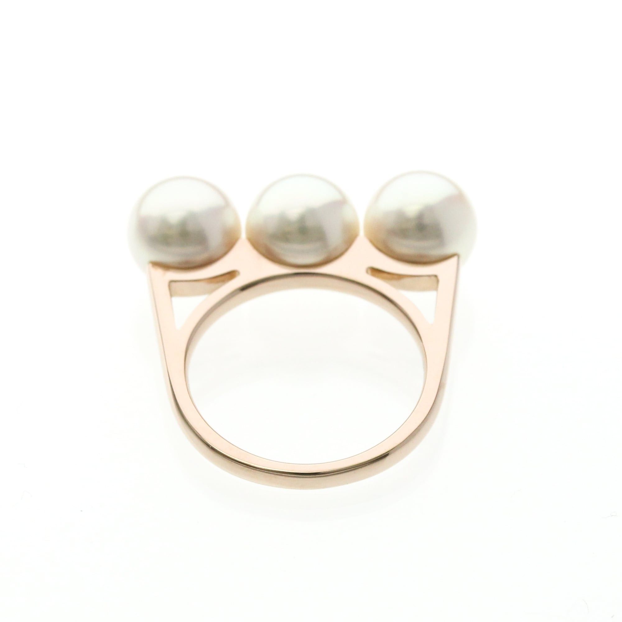 Other Tasaki Balance Neo Ring Pink Gold (18K) Fashion Pearl Band Ring Pink Gold Size ONE SIZE - 9 Thumbnail