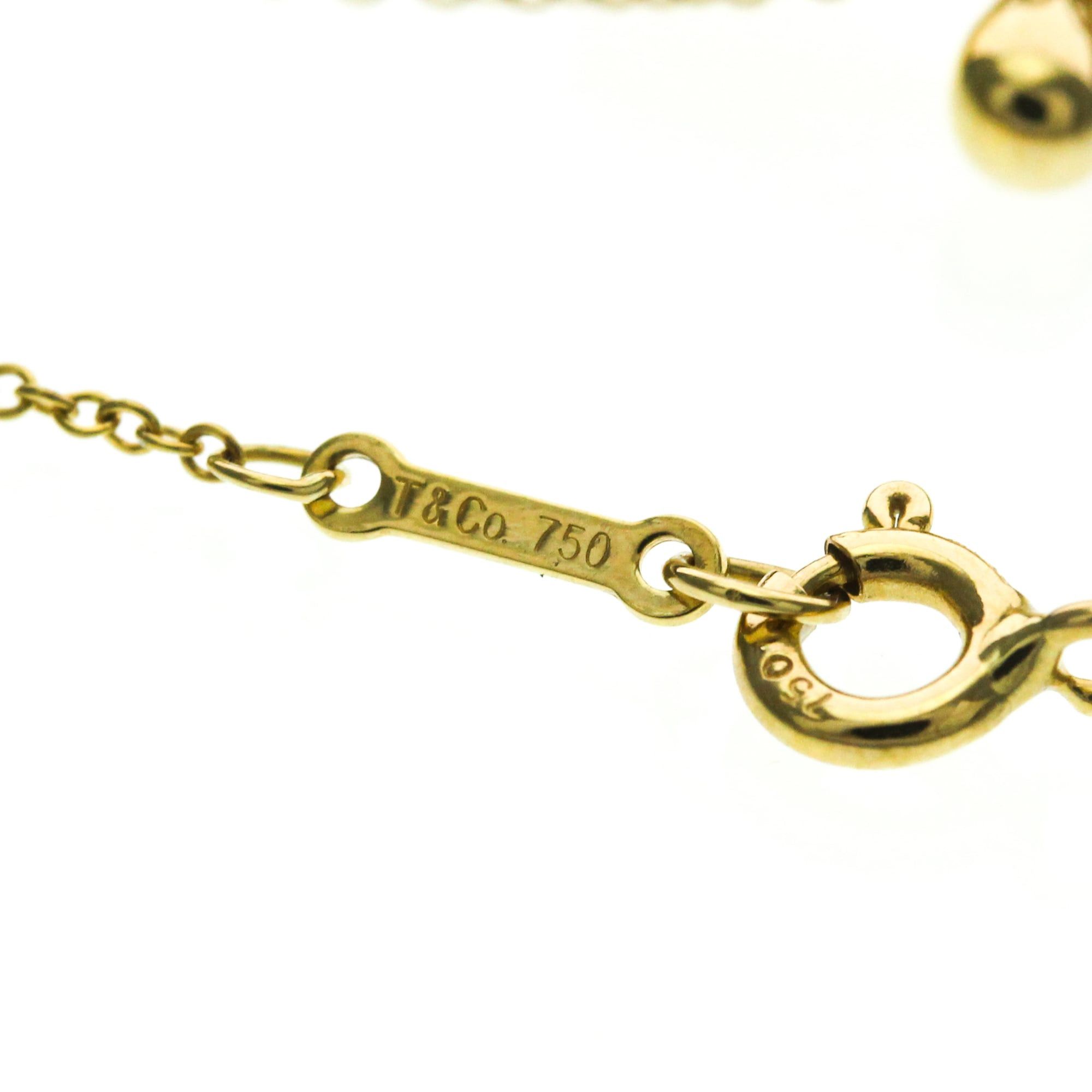 Tiffany & Co. Tiffany Small Cross Necklace Yellow Gold (18K) No Stone Men,Women Fashion Pendant Necklace (Gold) Size ONE SIZE - 9 Thumbnail