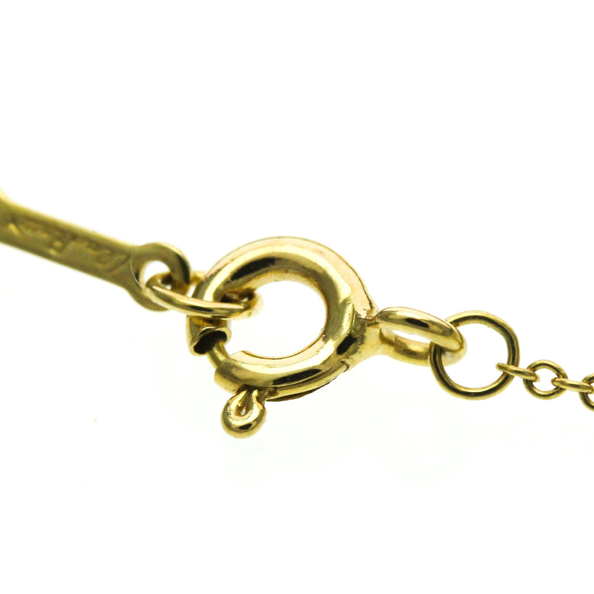 Tiffany & Co. Tiffany Small Cross Necklace Yellow Gold (18K) No Stone Men,Women Fashion Pendant Necklace (Gold) Size ONE SIZE - 12 Thumbnail