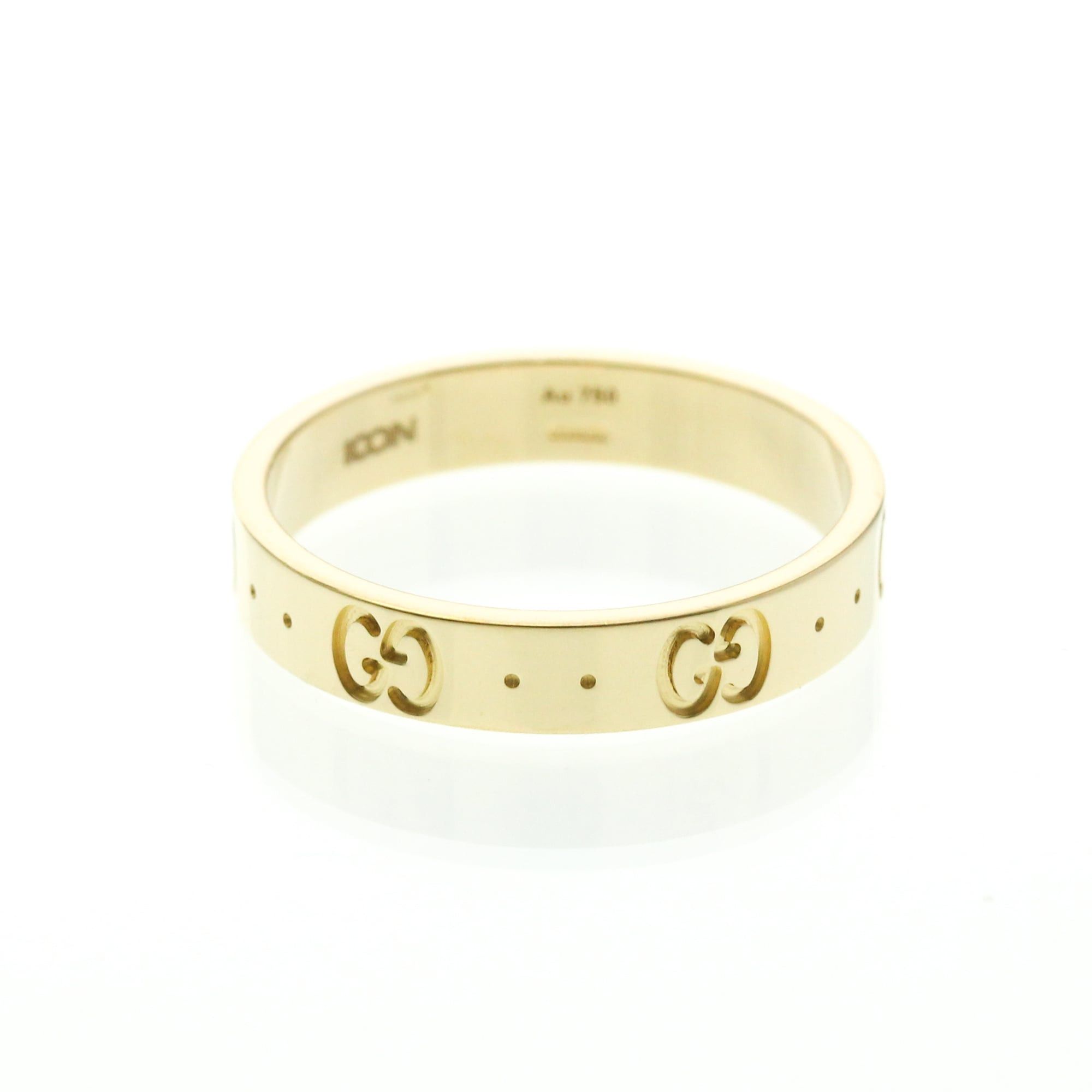 Gucci Gucci Icon Yellow Gold (18K) Fashion No Stone Band Ring Gold Size ONE SIZE - 2 Thumbnail