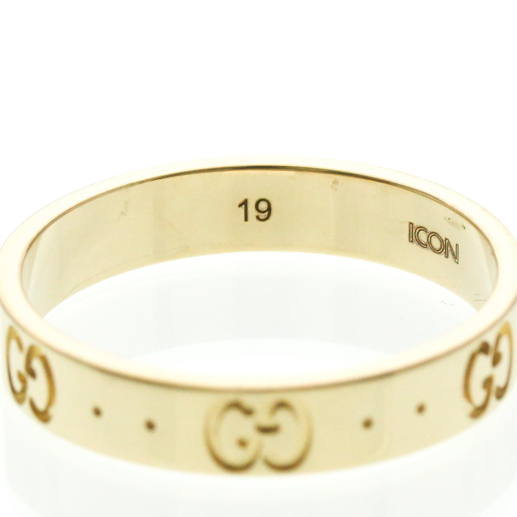 Gucci Gucci Icon Yellow Gold (18K) Fashion No Stone Band Ring Gold Size ONE SIZE - 7 Thumbnail