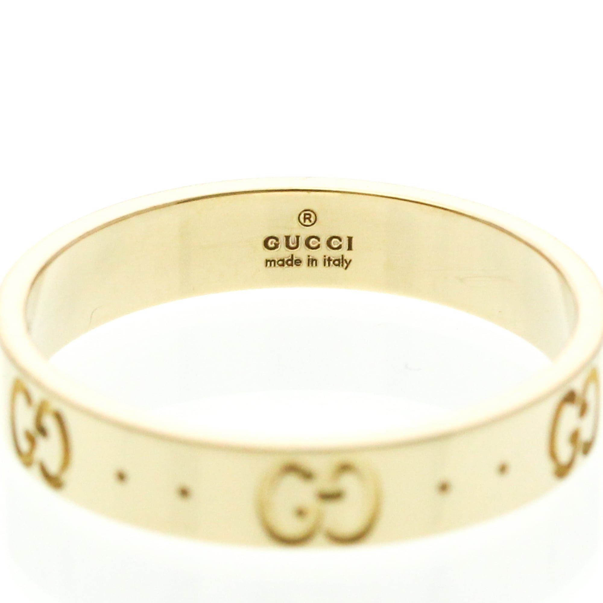 Gucci Gucci Icon Yellow Gold (18K) Fashion No Stone Band Ring Gold Size ONE SIZE - 5 Thumbnail
