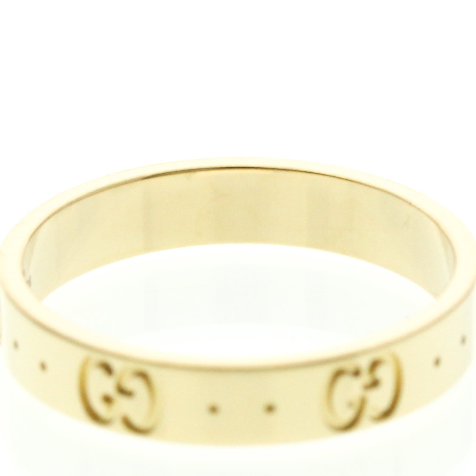 Gucci Gucci Icon Yellow Gold (18K) Fashion No Stone Band Ring Gold Size ONE SIZE - 8 Thumbnail