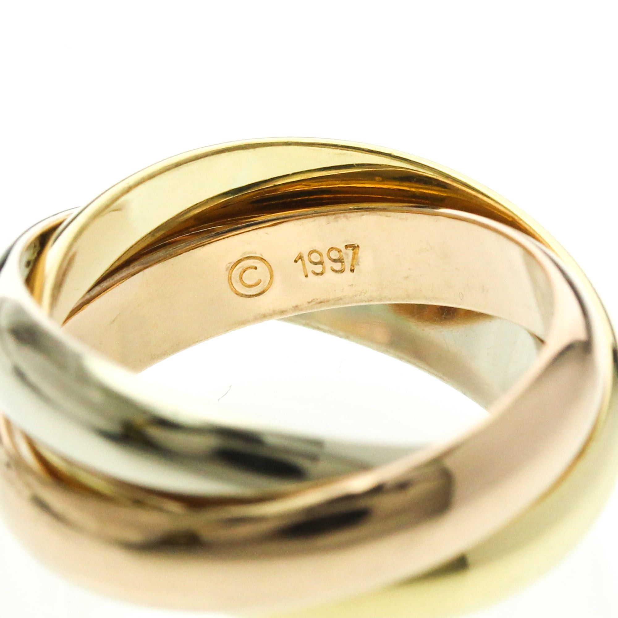 Cartier Cartier Trinity Yellow Gold (18K),Pink Gold (18K),White Gold (18K) Fashion No Stone Band Ring Gold Size ONE SIZE - 7 Thumbnail