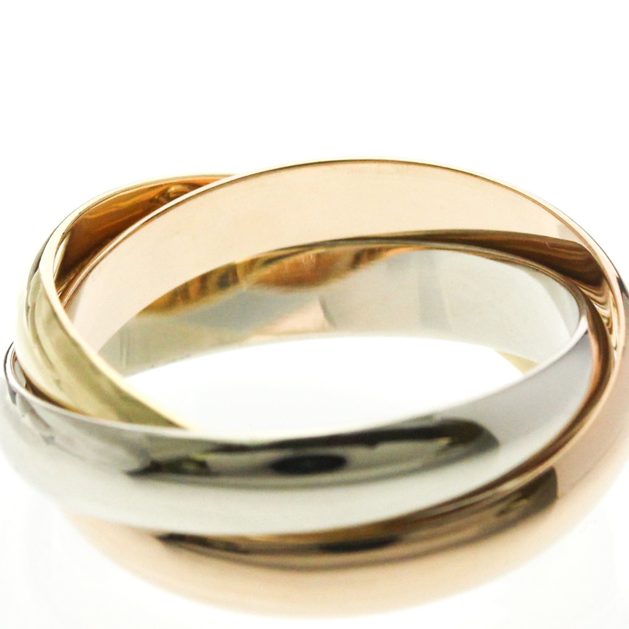 Cartier Cartier Trinity Yellow Gold (18K),Pink Gold (18K),White Gold (18K) Fashion No Stone Band Ring Gold Size ONE SIZE - 6 Thumbnail