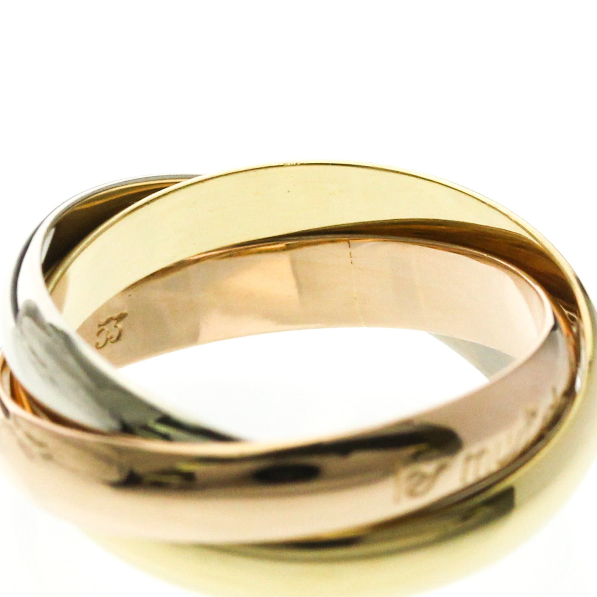 Cartier Cartier Trinity Yellow Gold (18K),Pink Gold (18K),White Gold (18K) Fashion No Stone Band Ring Gold Size ONE SIZE - 5 Thumbnail