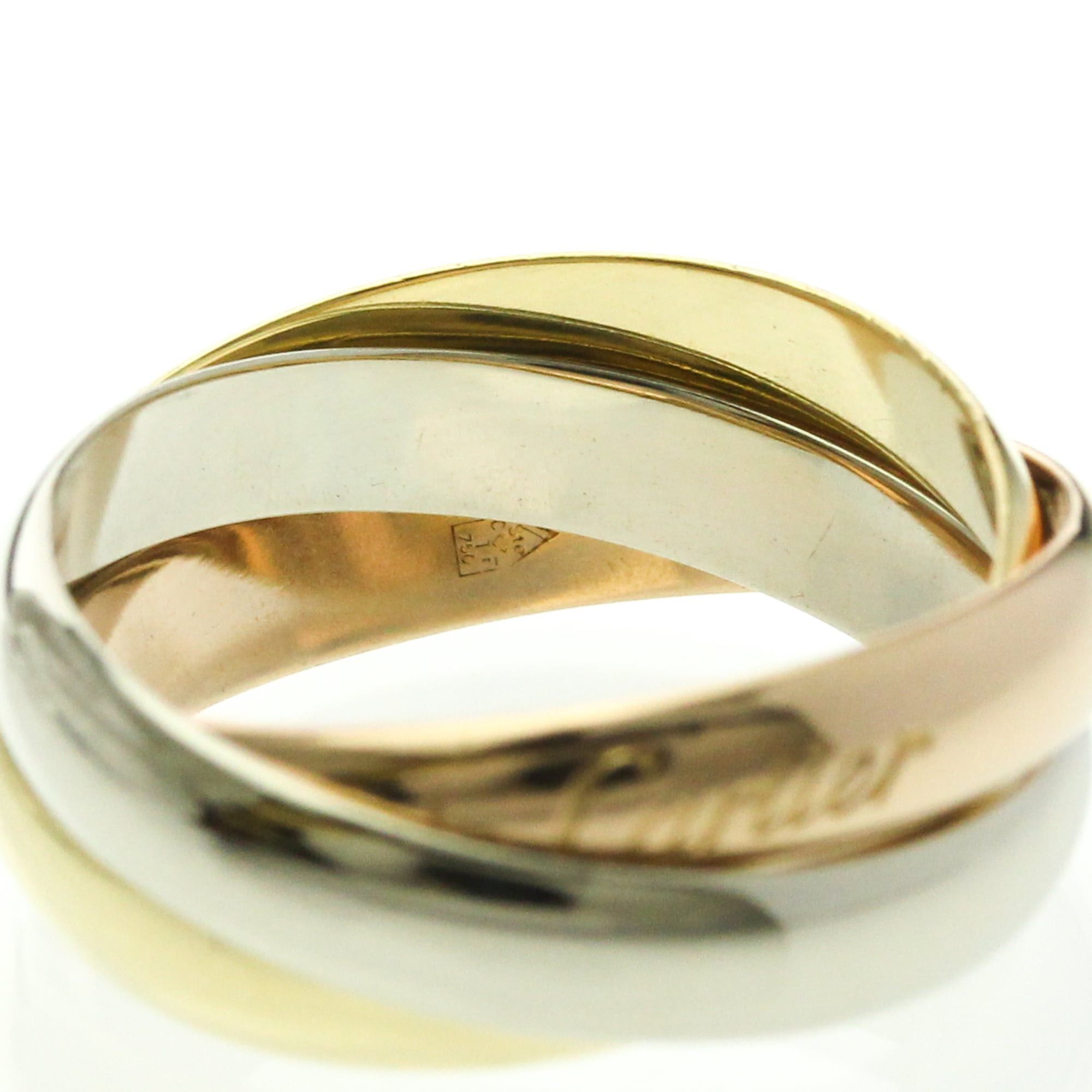 Cartier Cartier Trinity Yellow Gold (18K),Pink Gold (18K),White Gold (18K) Fashion No Stone Band Ring Gold Size ONE SIZE - 5 Thumbnail