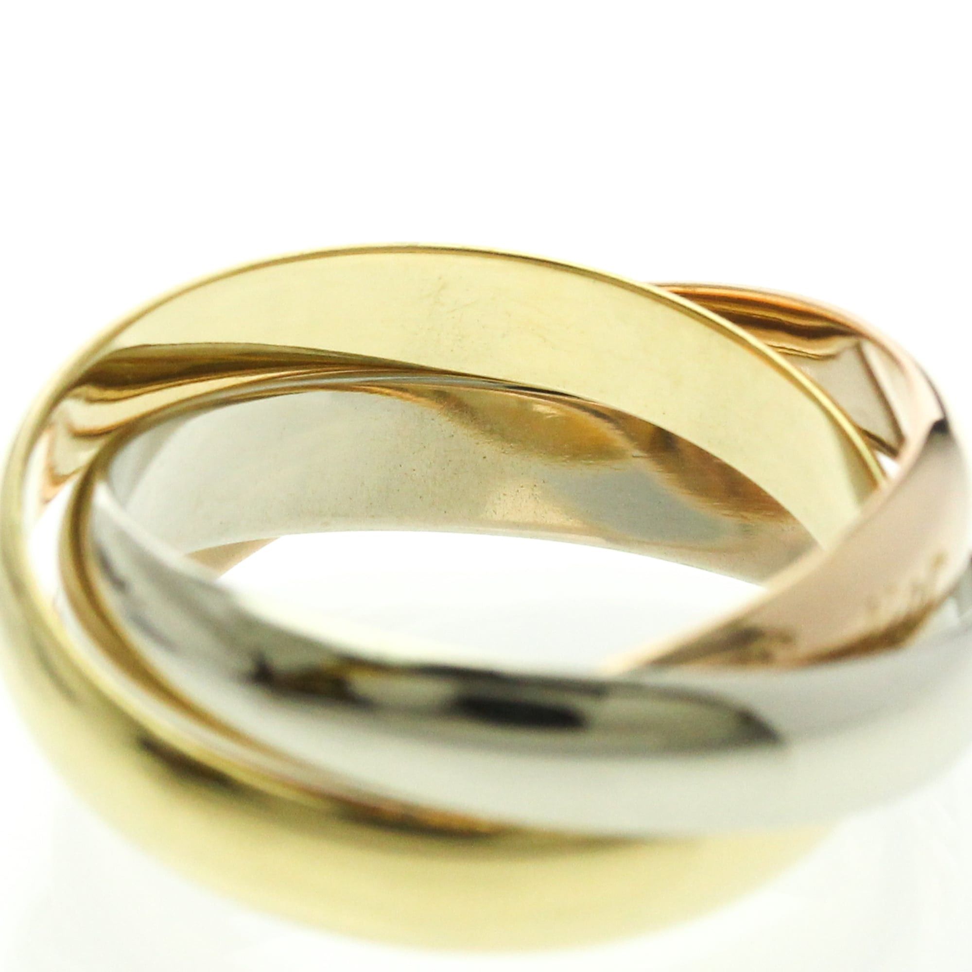 Cartier Cartier Trinity Yellow Gold (18K),Pink Gold (18K),White Gold (18K) Fashion No Stone Band Ring Gold Size ONE SIZE - 9 Thumbnail