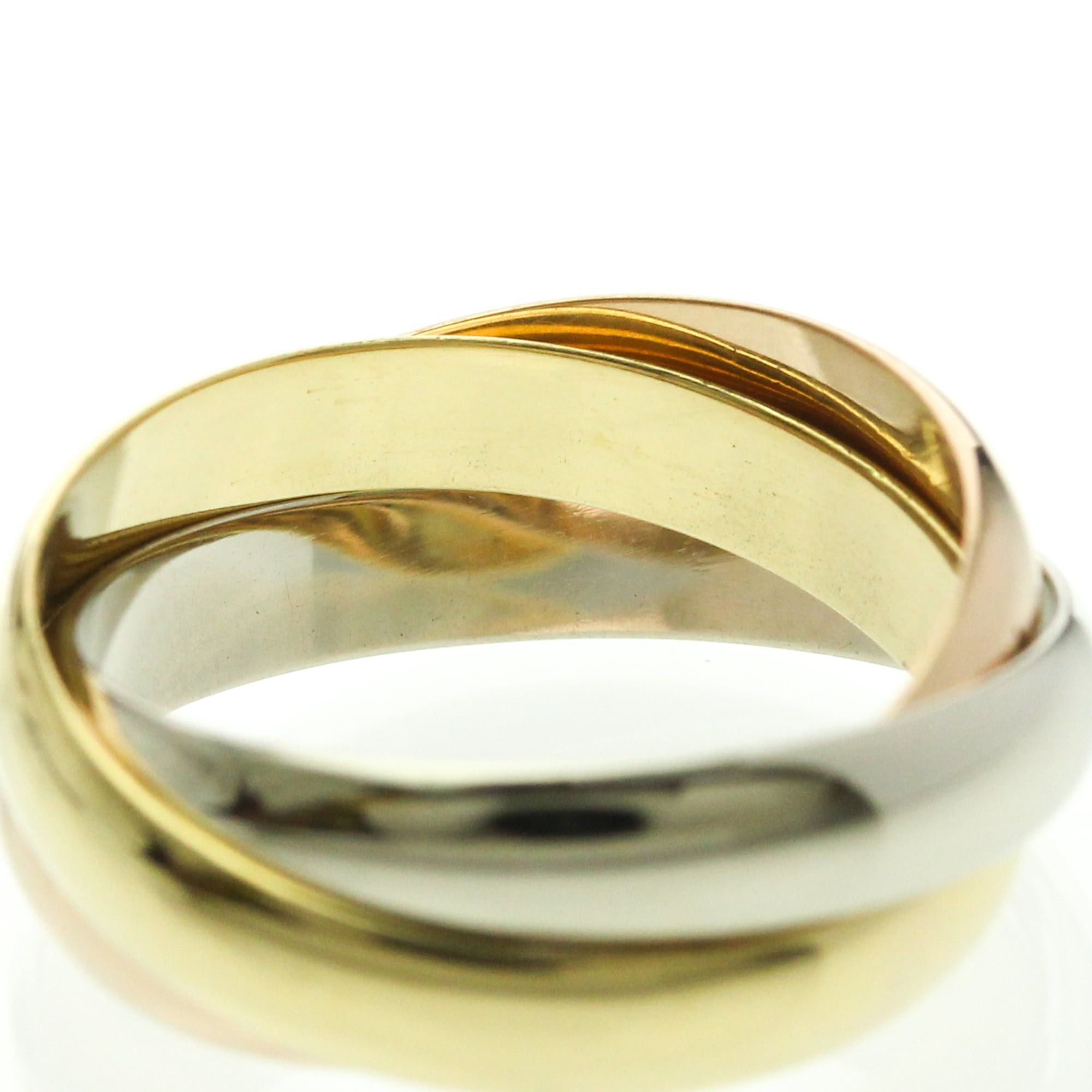 Cartier Cartier Trinity Yellow Gold (18K),Pink Gold (18K),White Gold (18K) Fashion No Stone Band Ring Gold Size ONE SIZE - 8 Thumbnail
