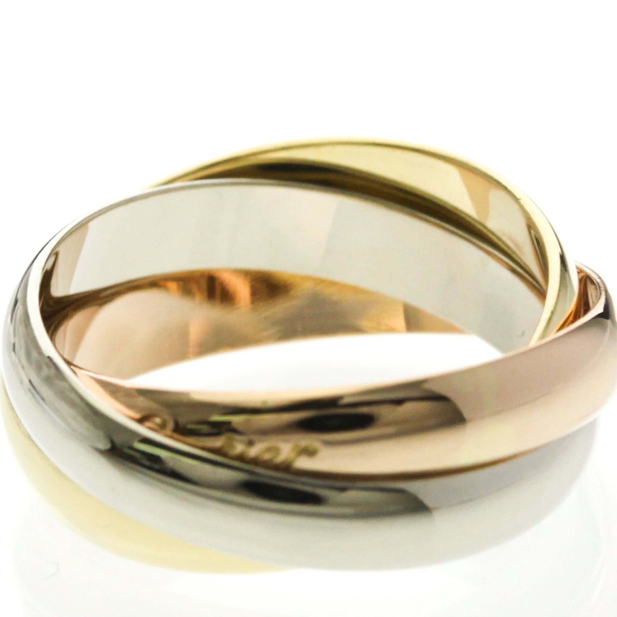 Cartier Cartier Trinity Yellow Gold (18K),Pink Gold (18K),White Gold (18K) Fashion No Stone Band Ring Gold Size ONE SIZE - 5 Thumbnail