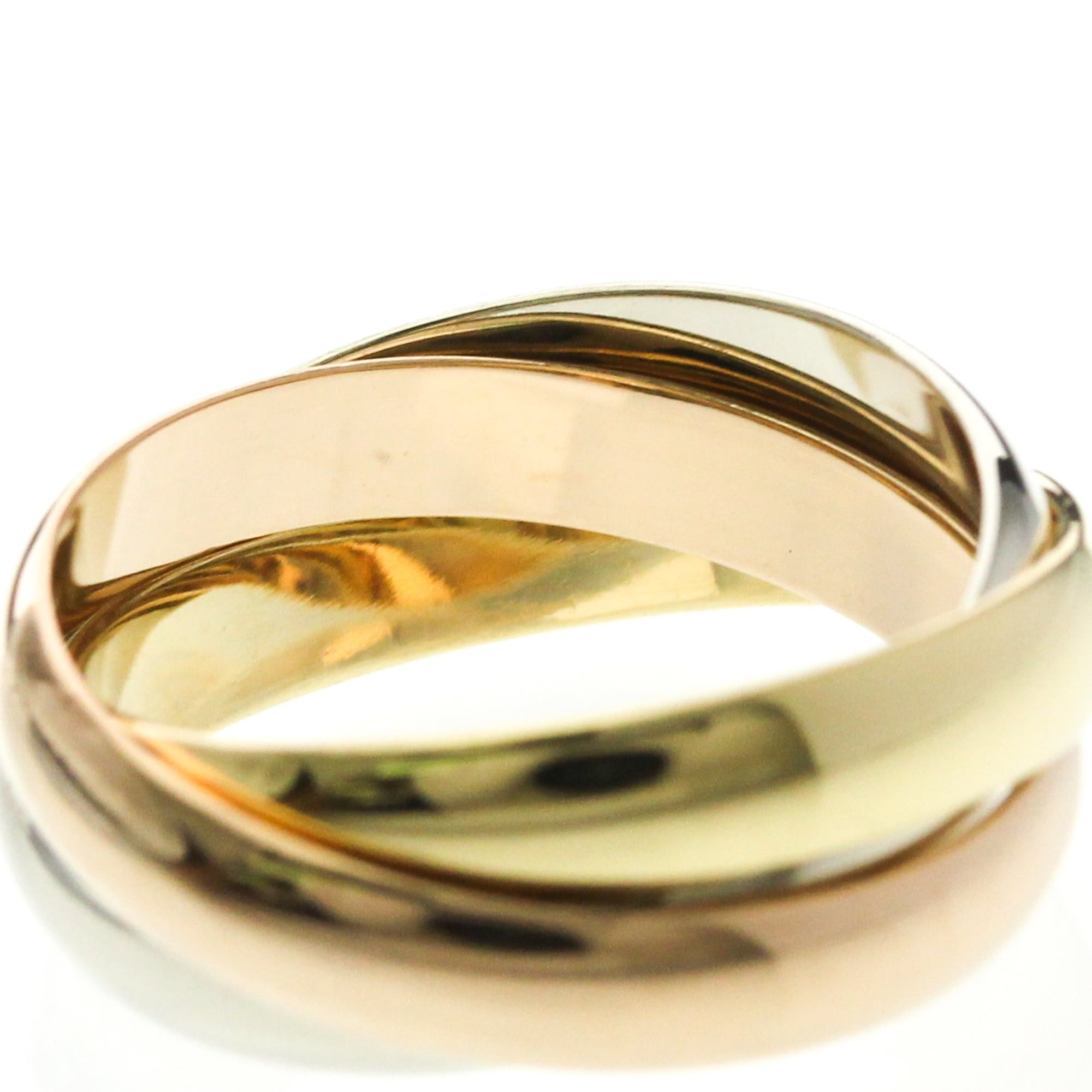 Cartier Cartier Trinity Yellow Gold (18K),Pink Gold (18K),White Gold (18K) Fashion No Stone Band Ring Gold Size ONE SIZE - 6 Thumbnail