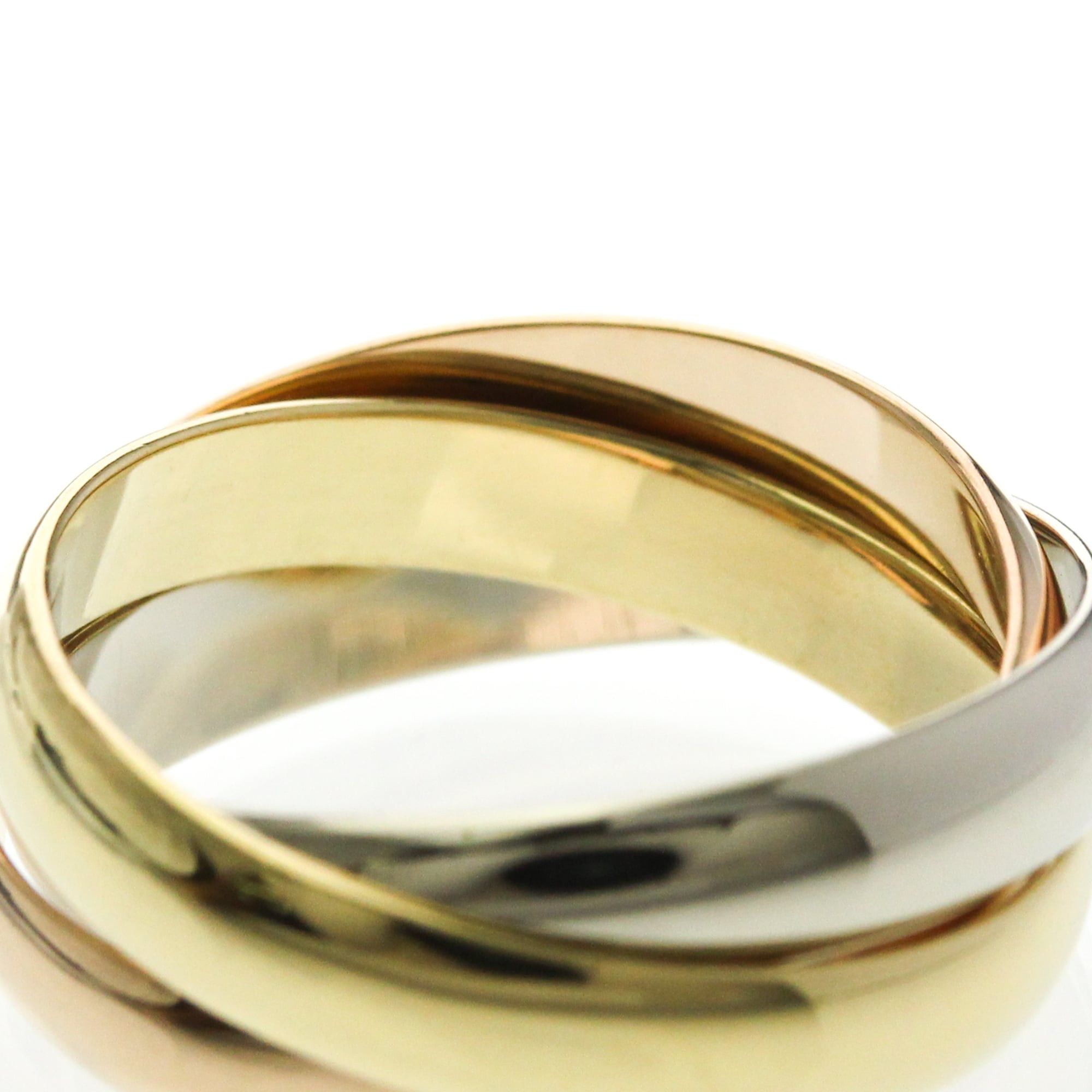 Cartier Cartier Trinity Yellow Gold (18K),Pink Gold (18K),White Gold (18K) Fashion No Stone Band Ring Gold Size ONE SIZE - 8 Thumbnail