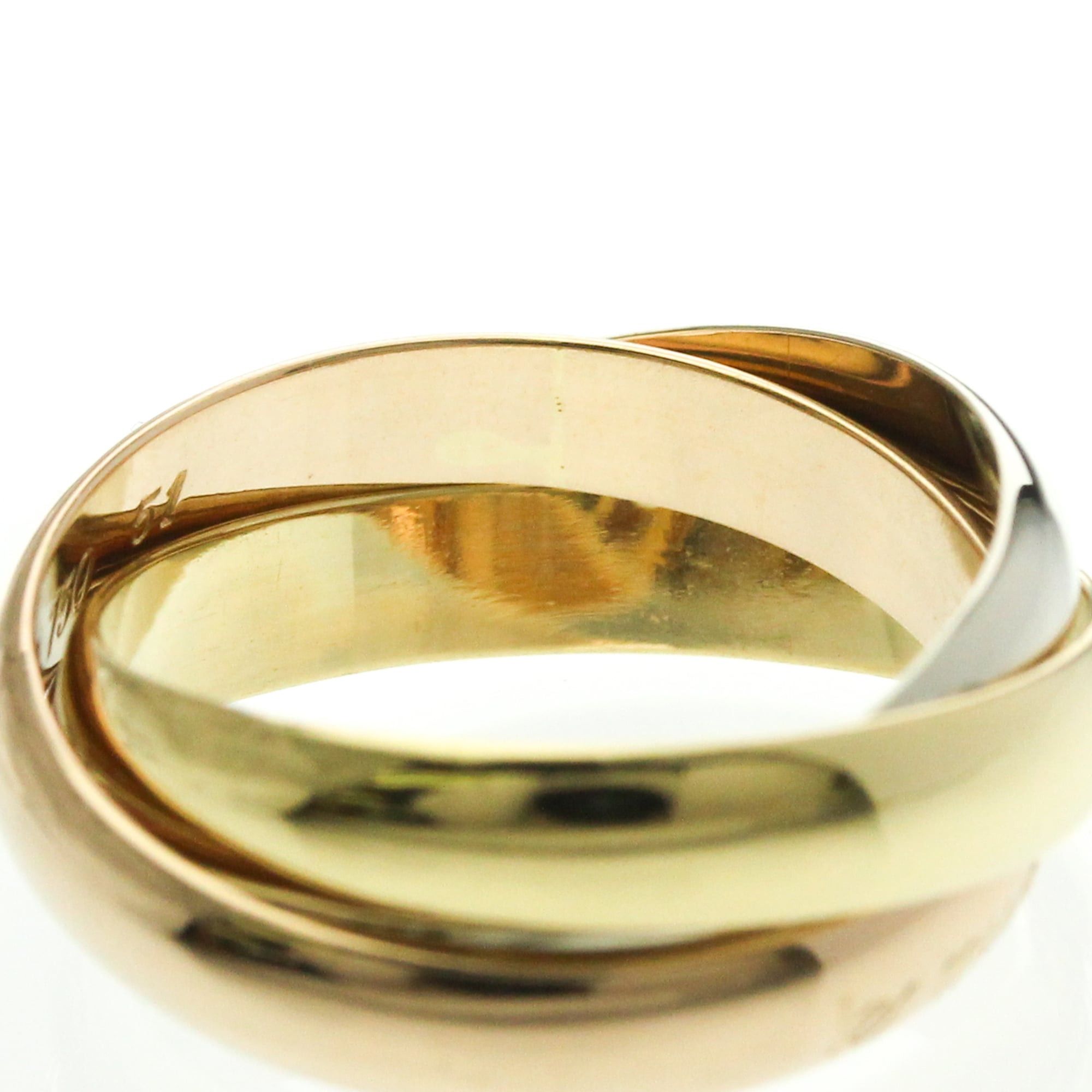 Cartier Cartier Trinity Yellow Gold (18K),Pink Gold (18K),White Gold (18K) Fashion No Stone Band Ring Gold Size ONE SIZE - 7 Thumbnail