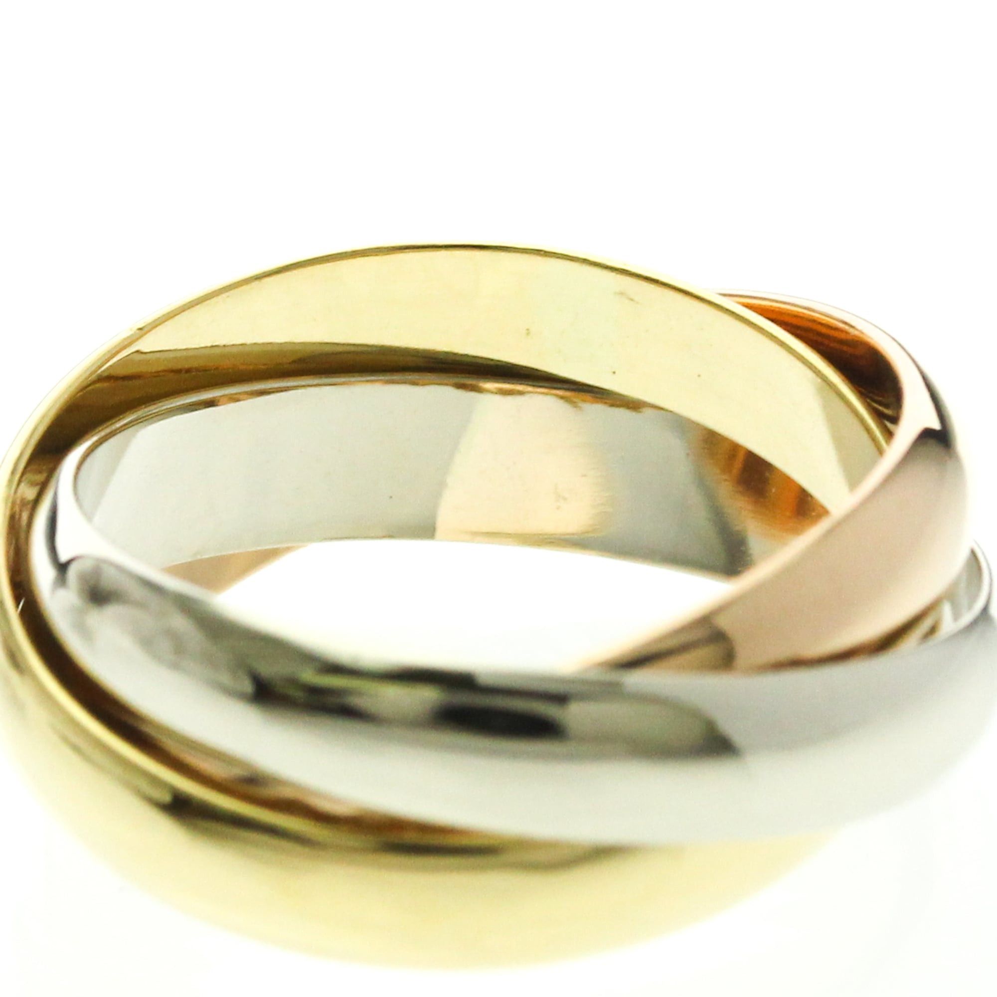 Cartier Cartier Trinity Yellow Gold (18K),Pink Gold (18K),White Gold (18K) Fashion No Stone Band Ring Gold Size ONE SIZE - 5 Thumbnail