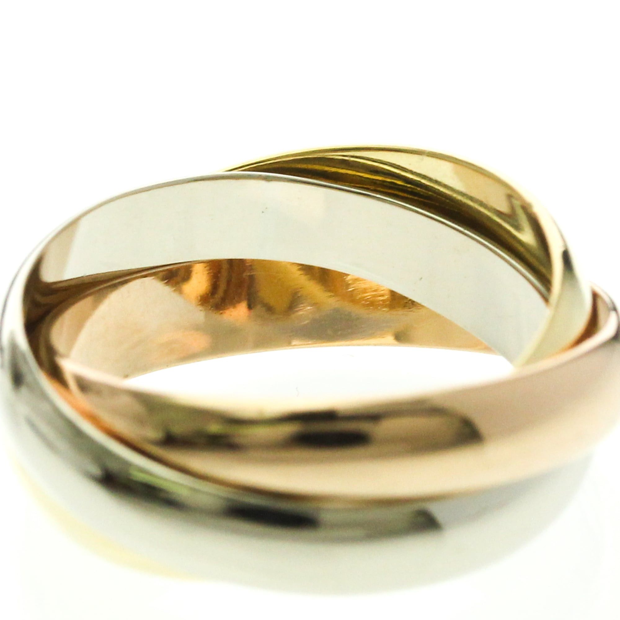 Cartier Cartier Trinity Yellow Gold (18K),Pink Gold (18K),White Gold (18K) Fashion No Stone Band Ring Gold Size ONE SIZE - 6 Thumbnail