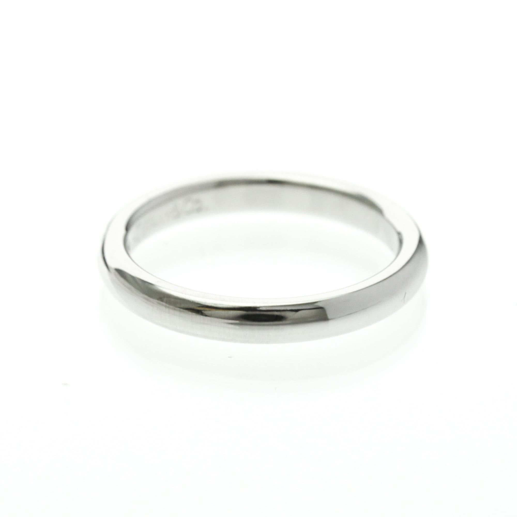 Tiffany & Co. Tiffany Stacking Band Ring 1P Diamond Platinum Fashion Diamond Band Ring Silver Size ONE SIZE - 2 Thumbnail