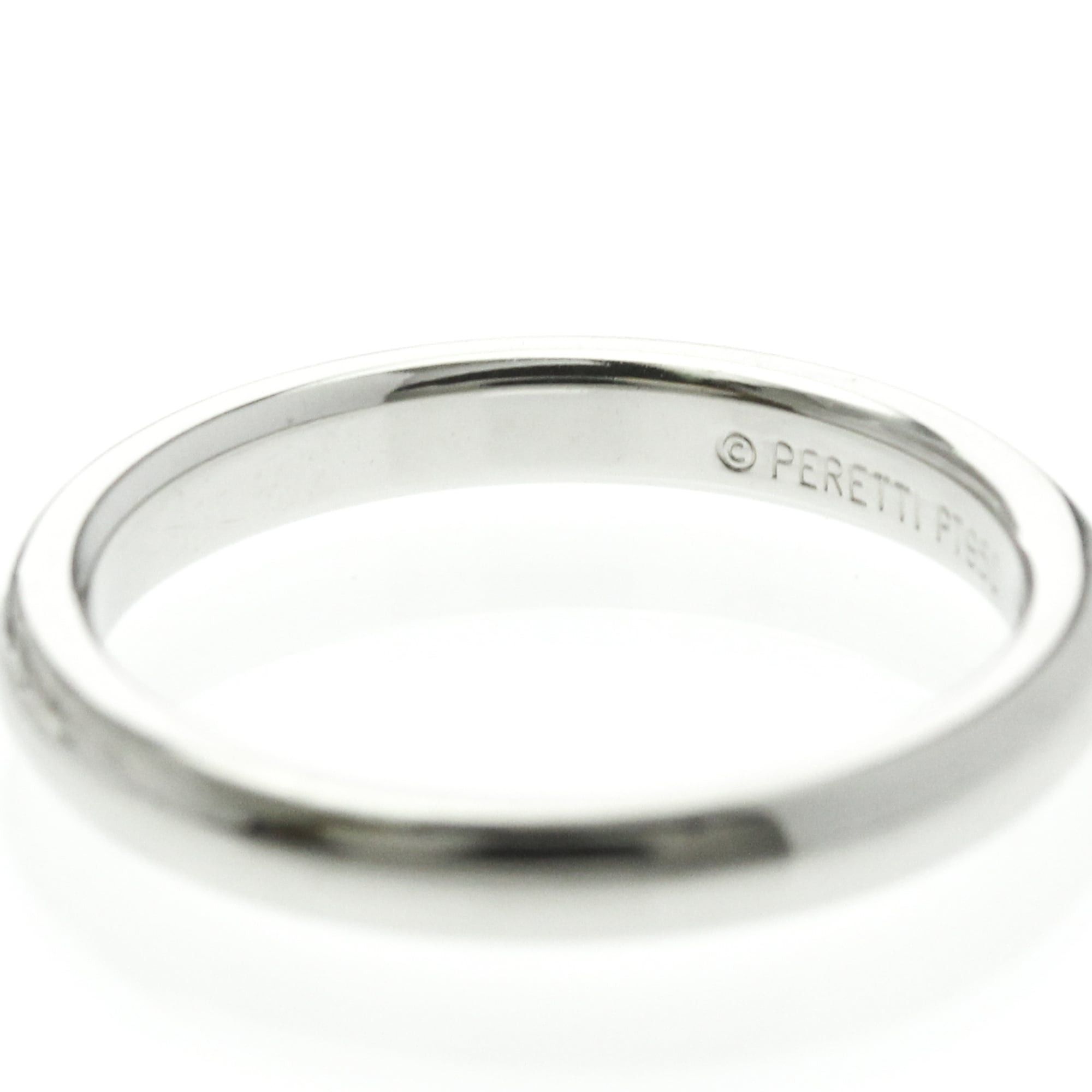 Tiffany & Co. Tiffany Stacking Band Ring 1P Diamond Platinum Fashion Diamond Band Ring Silver Size ONE SIZE - 8 Thumbnail