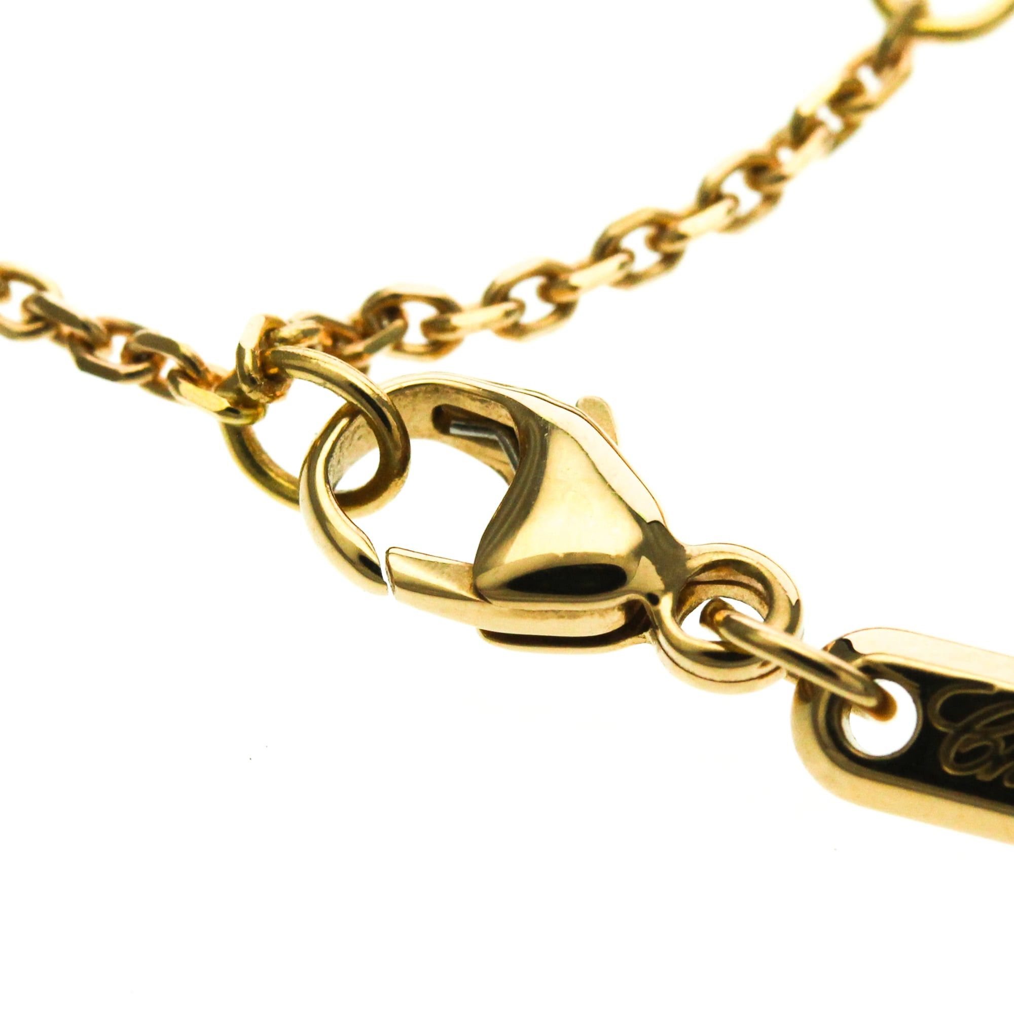 Chopard Chopard Happy Diamonds Necklace 79A611 Pink Gold (18K) Diamond Men,Women Fashion Pendant Necklace (Pink Gold) Size ONE SIZE - 12 Thumbnail