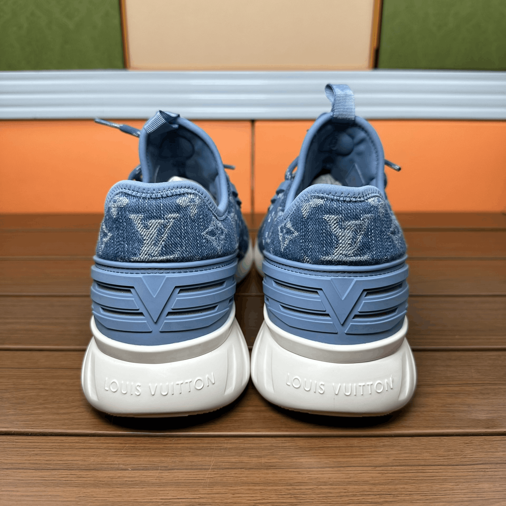 Louis Vuitton Louis Vuitton Casual Denim Blue Lowtop Sneakers 6 Men Size US 6 / EU 39 - 5 Thumbnail