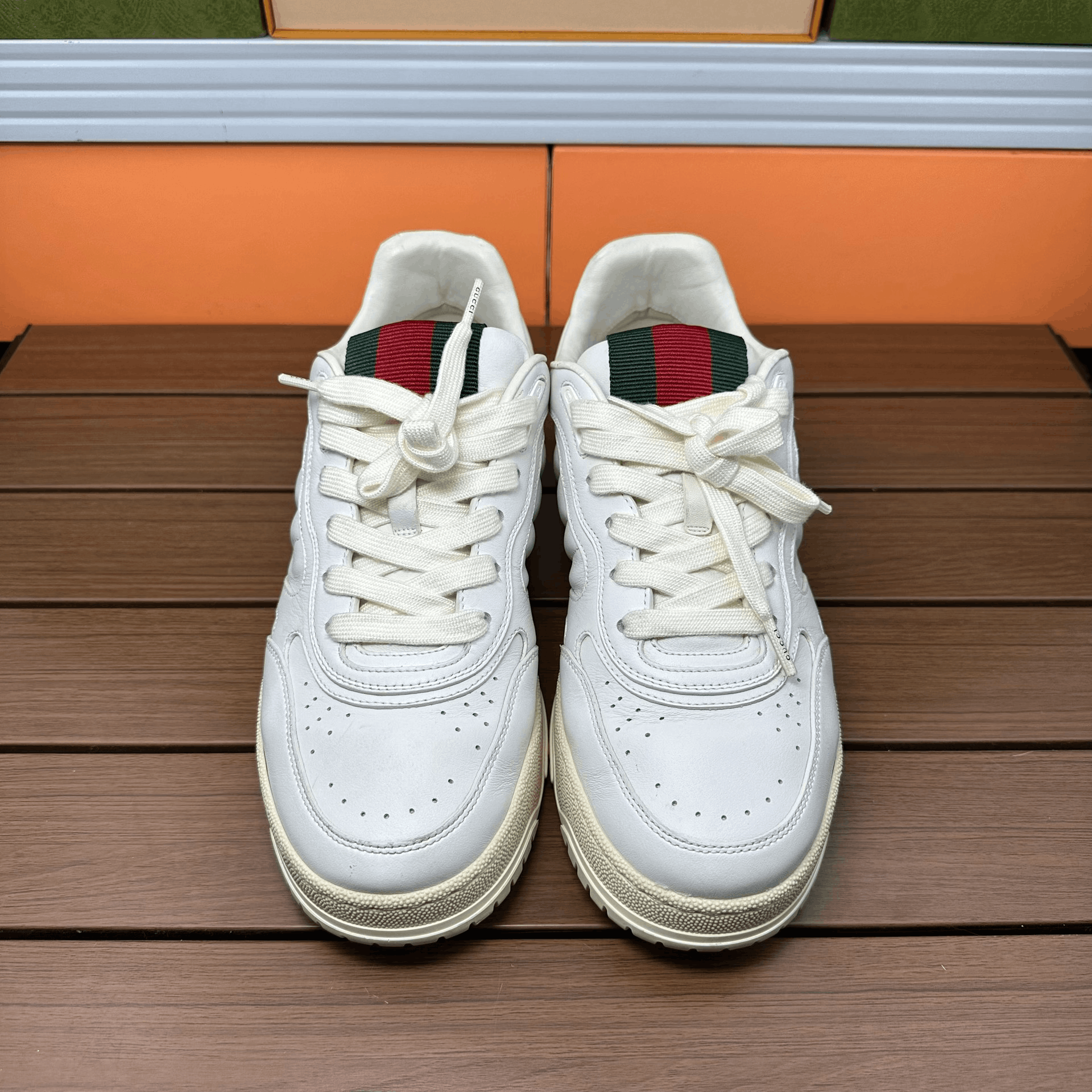 Gucci Gucci Casual Green Lowtop Sneakers 8 Men Size US 8 / EU 41 - 4 Thumbnail