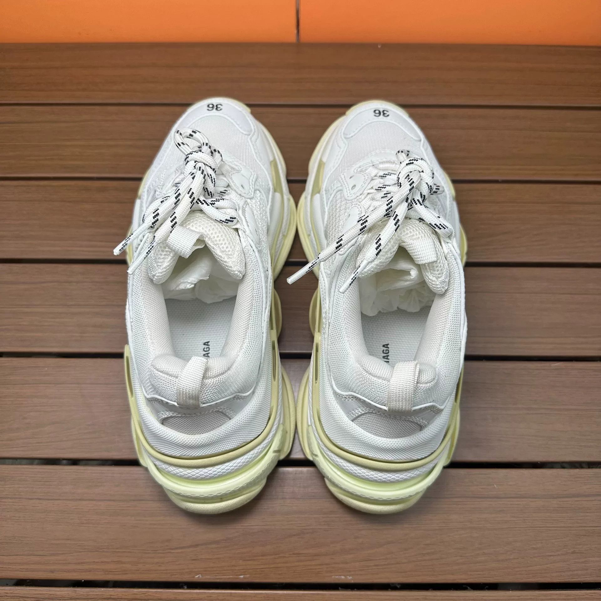 Balenciaga Balenciaga White Lowtop Sneakers it_36 Women Size US 6 / IT 36 - 5 Thumbnail