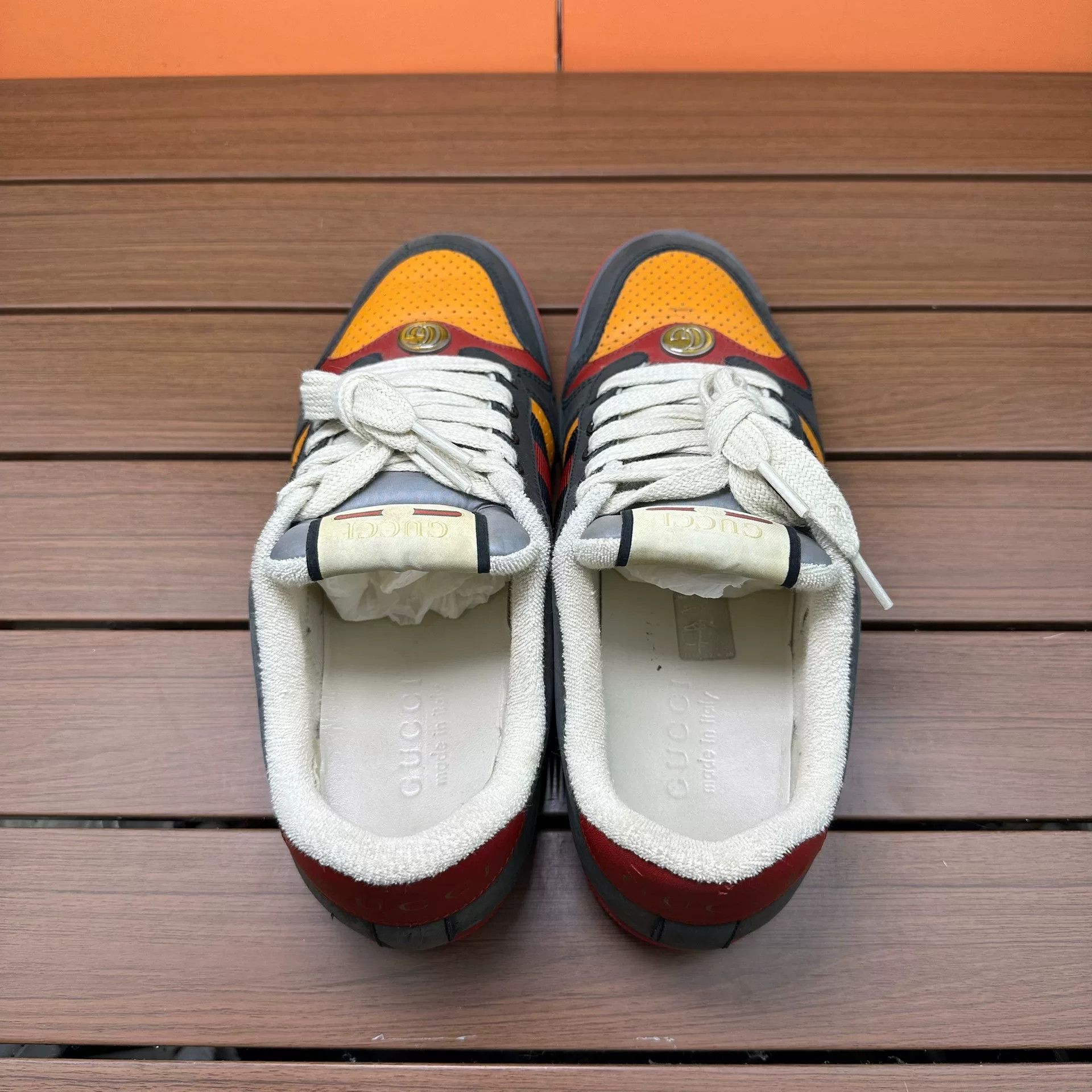 Gucci Gucci Yellow Lowtop Sneakers 6 Men Size US 6 / EU 39 - 6 Thumbnail