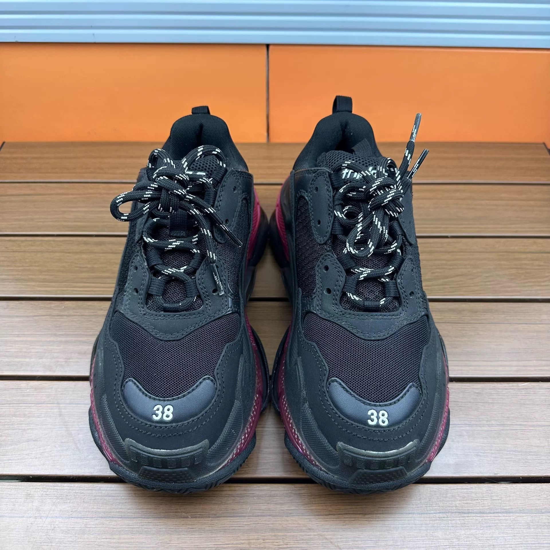 Balenciaga Balenciaga Purple Lowtop Sneakers it_38 Women Size US 8 / IT 38 - 4 Thumbnail