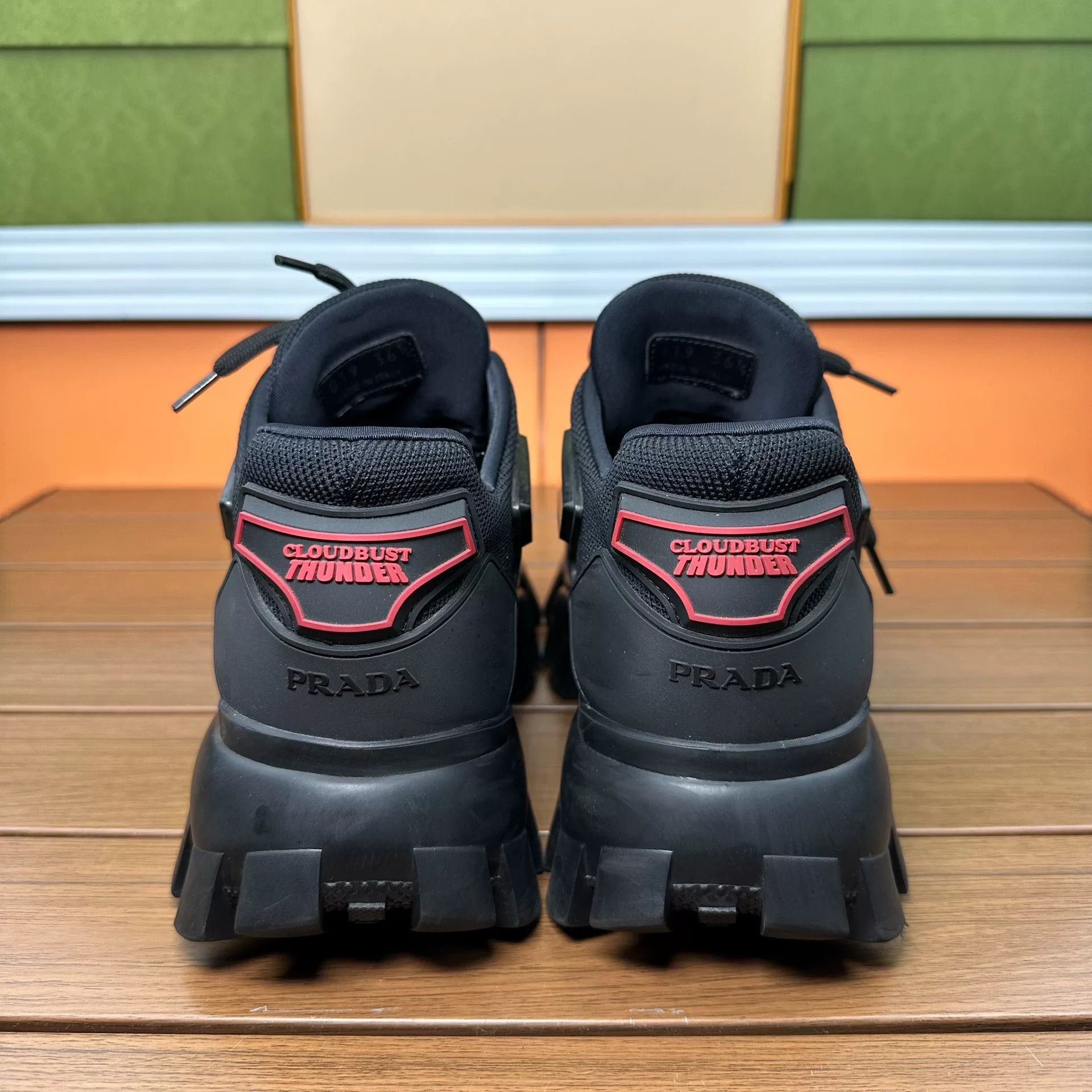 Prada Prada Black Lowtop Sneakers it_36-5 Women Size US 6.5 / IT 36.5 - 5 Thumbnail