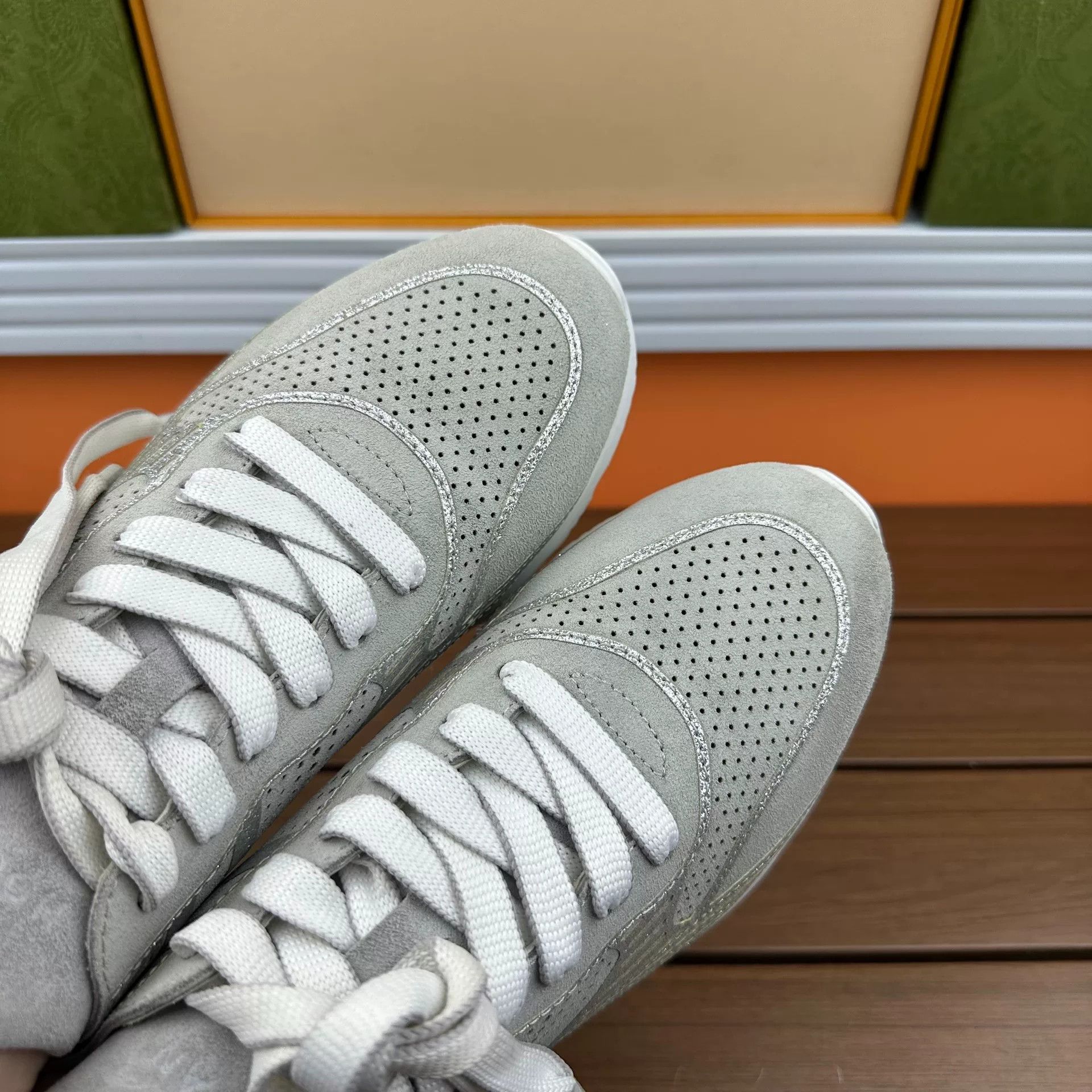 Hogan Hogan Retro Lowtop Sneakers it_38 Women Size US 8 / IT 38 - 6 Thumbnail