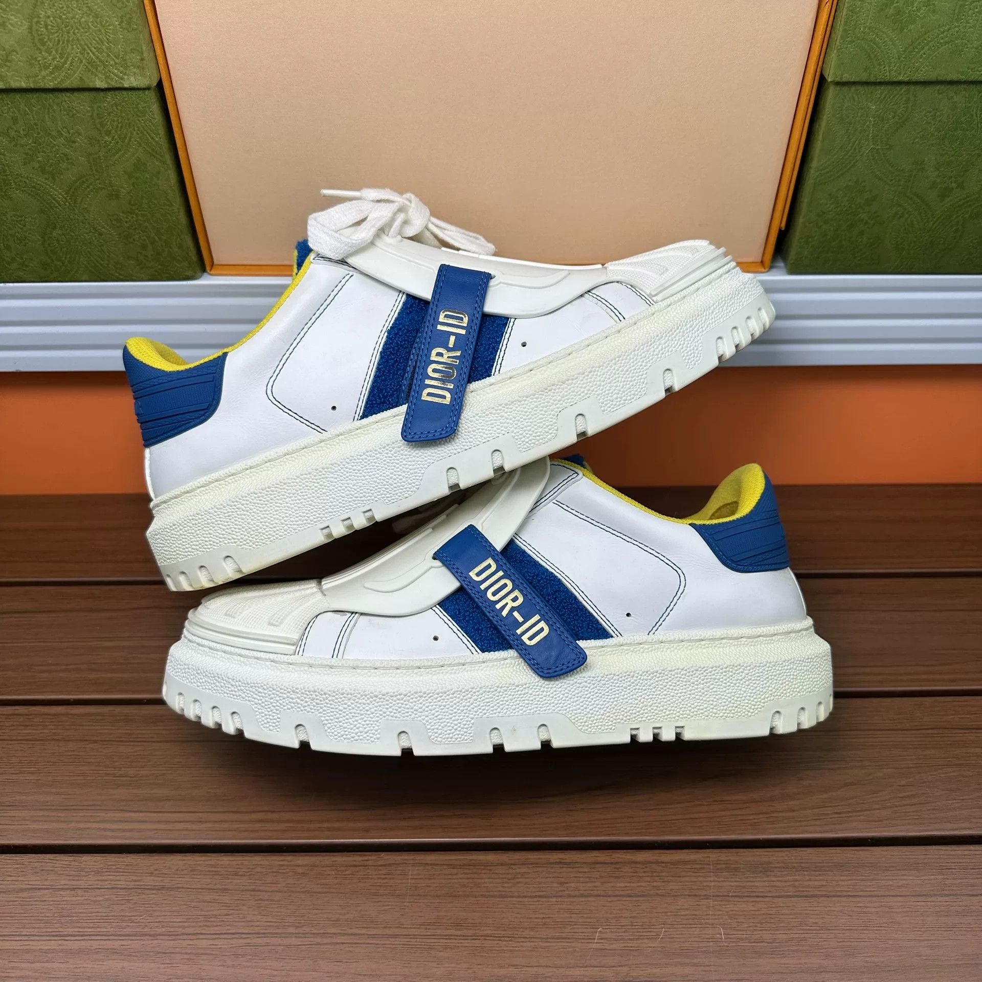 Dior Dior Blue Lowtop Sneakers it_38 Women Size US 8 / IT 38 - 2 Thumbnail
