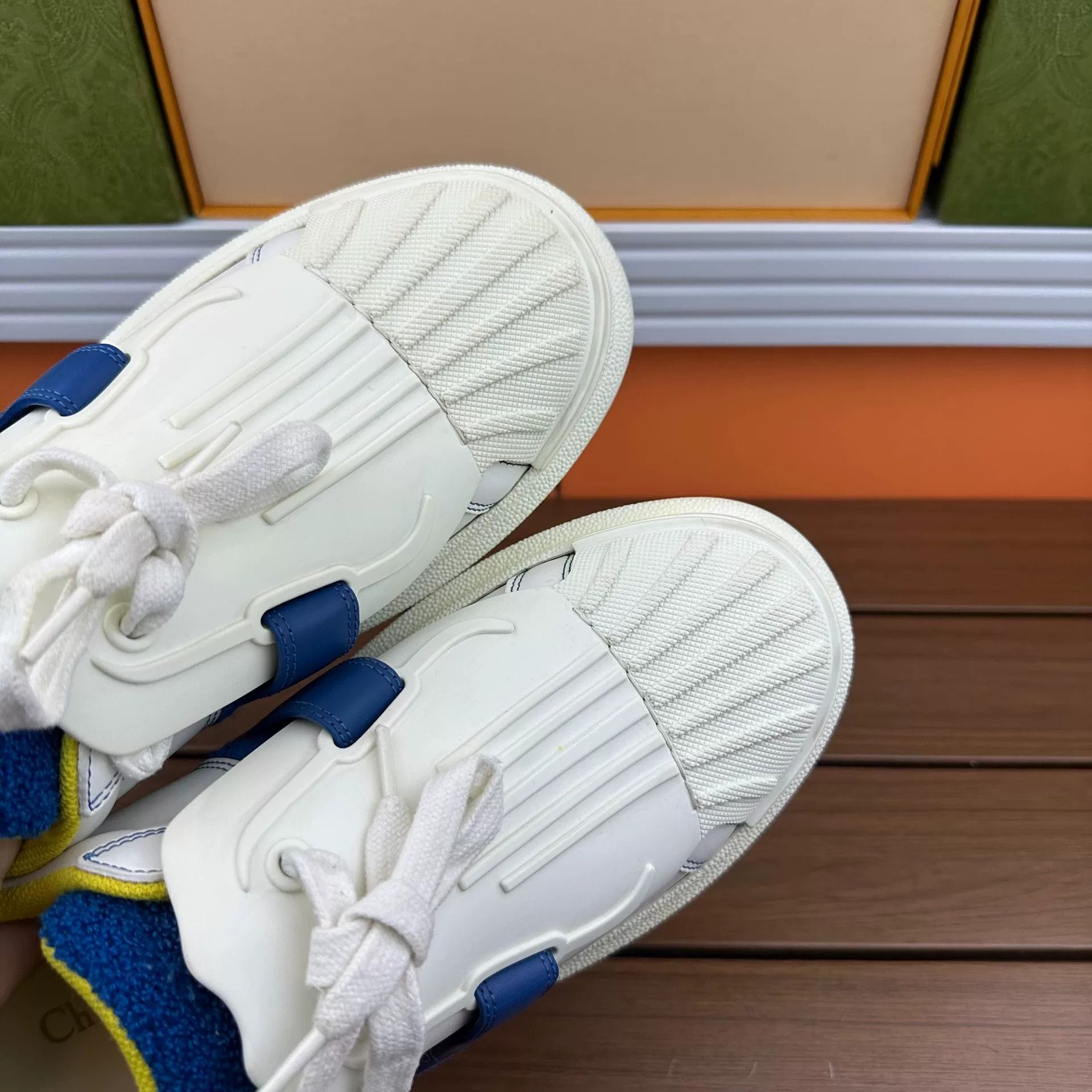 Dior Dior Blue Lowtop Sneakers it_38 Women Size US 8 / IT 38 - 7 Thumbnail