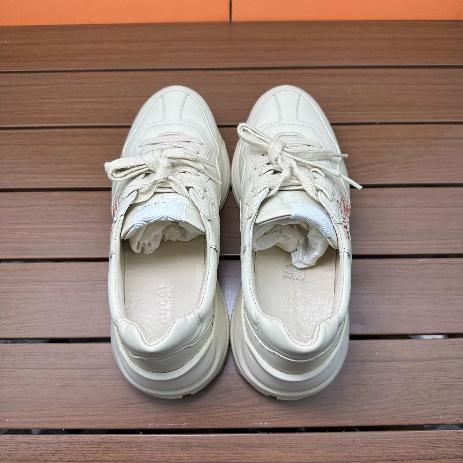 Gucci Gucci Printed Lowtop Sneakers it_38 Women Size US 8 / IT 38 - 5 Thumbnail