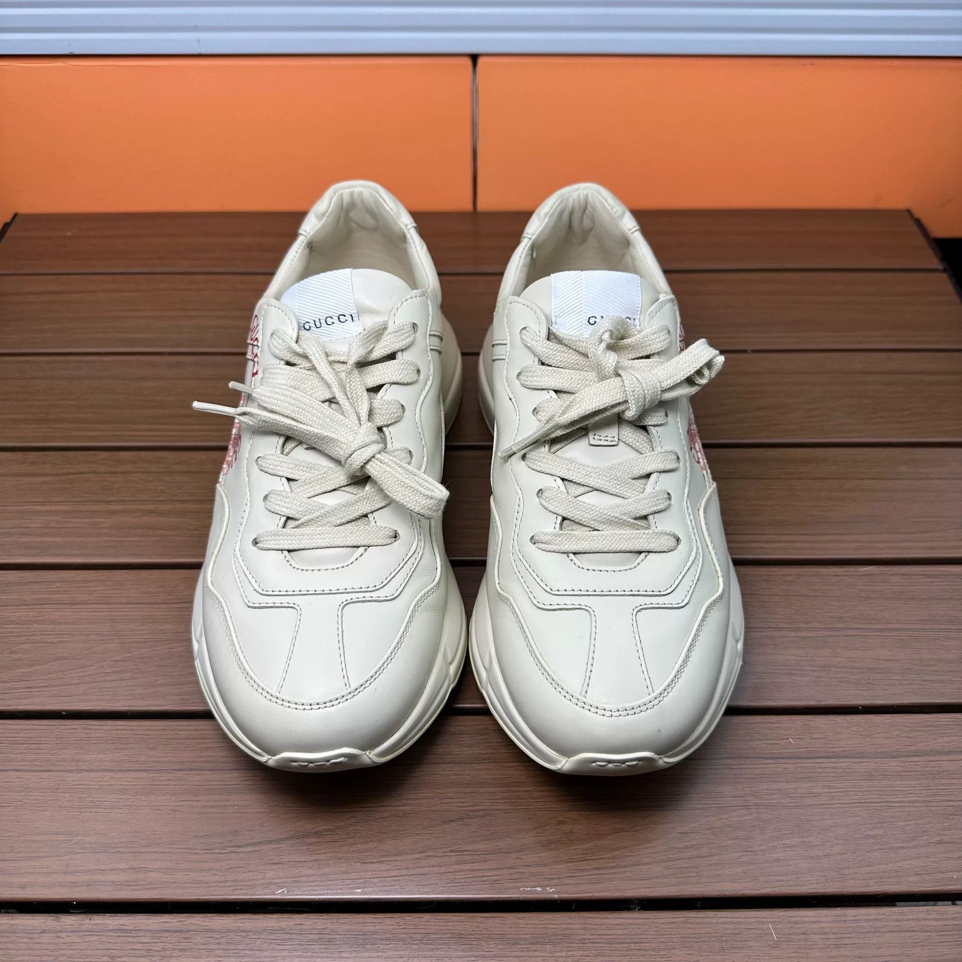 Gucci Gucci Printed Lowtop Sneakers it_38 Women Size US 8 / IT 38 - 4 Thumbnail