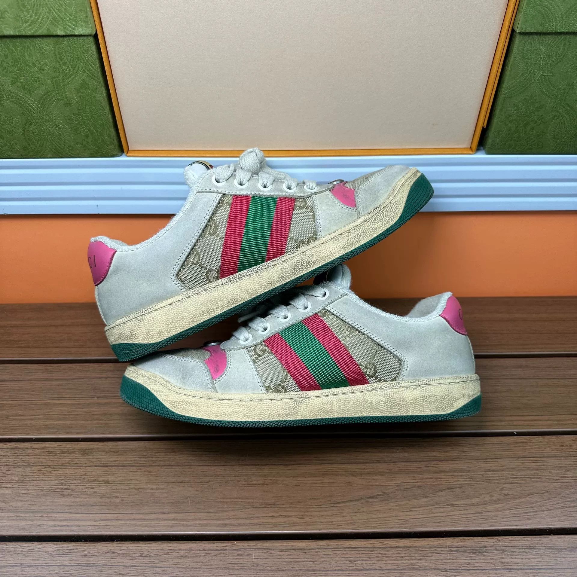 Gucci Gucci Lowtop Sneakers it_35 Women Size US 5 / IT 35 - 2 Thumbnail