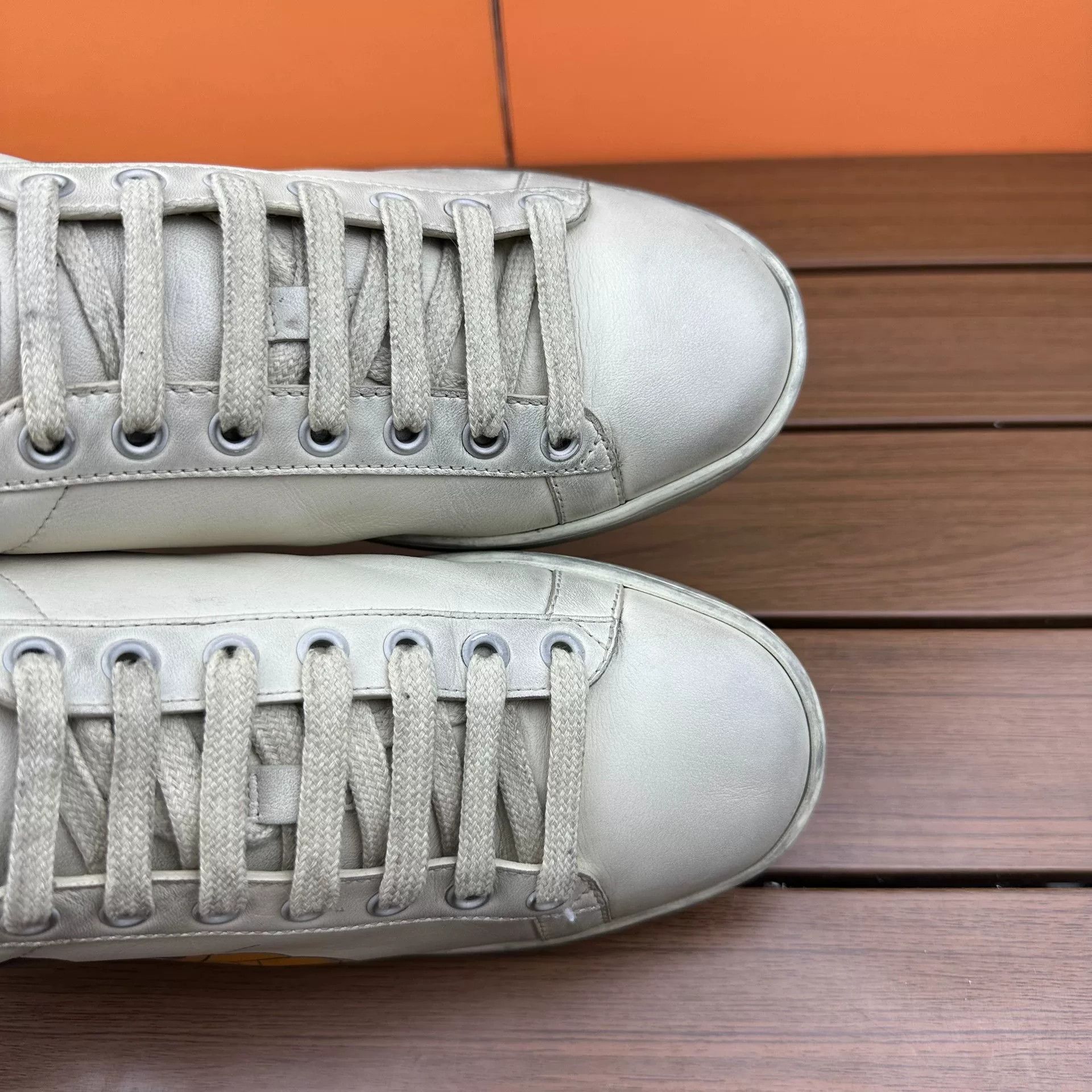 Gucci Gucci Printed Beige Lowtop Sneakers it_36-5 Women Size US 6.5 / IT 36.5 - 8 Thumbnail