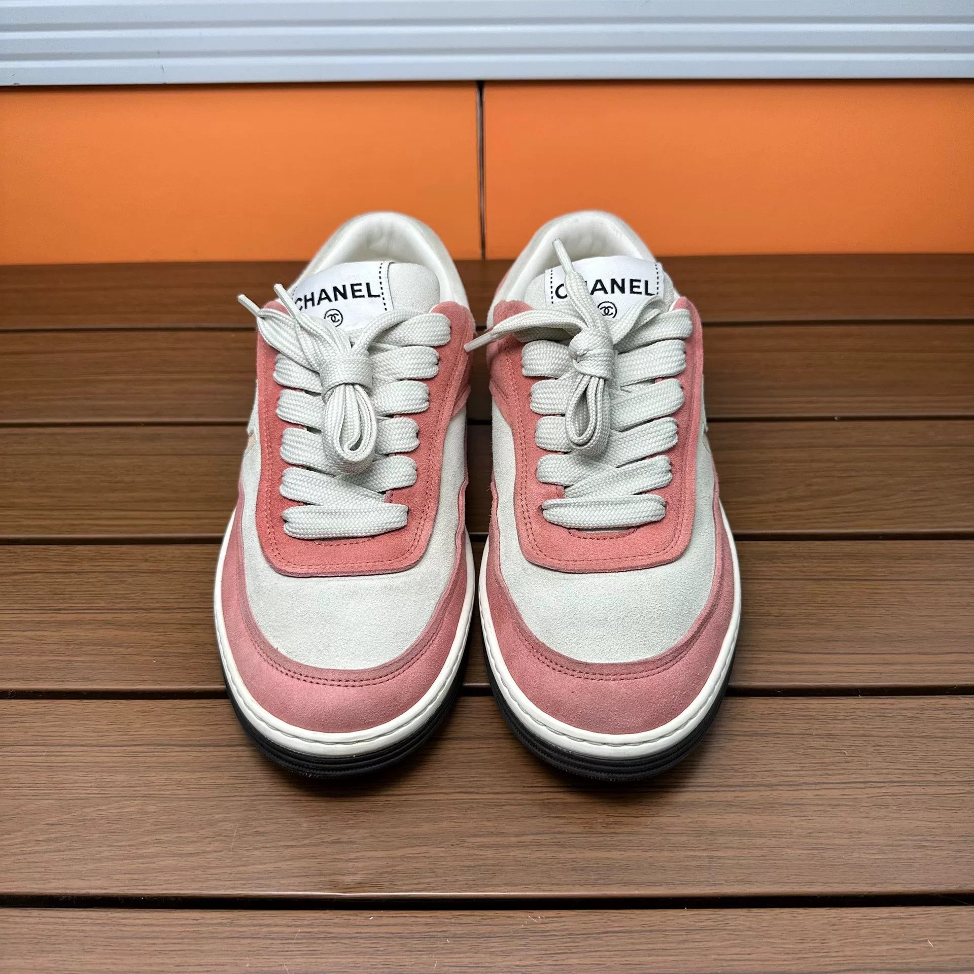 Chanel Chanel Pink Lowtop Sneakers it_36-5 Women Size US 6.5 / IT 36.5 - 4 Thumbnail