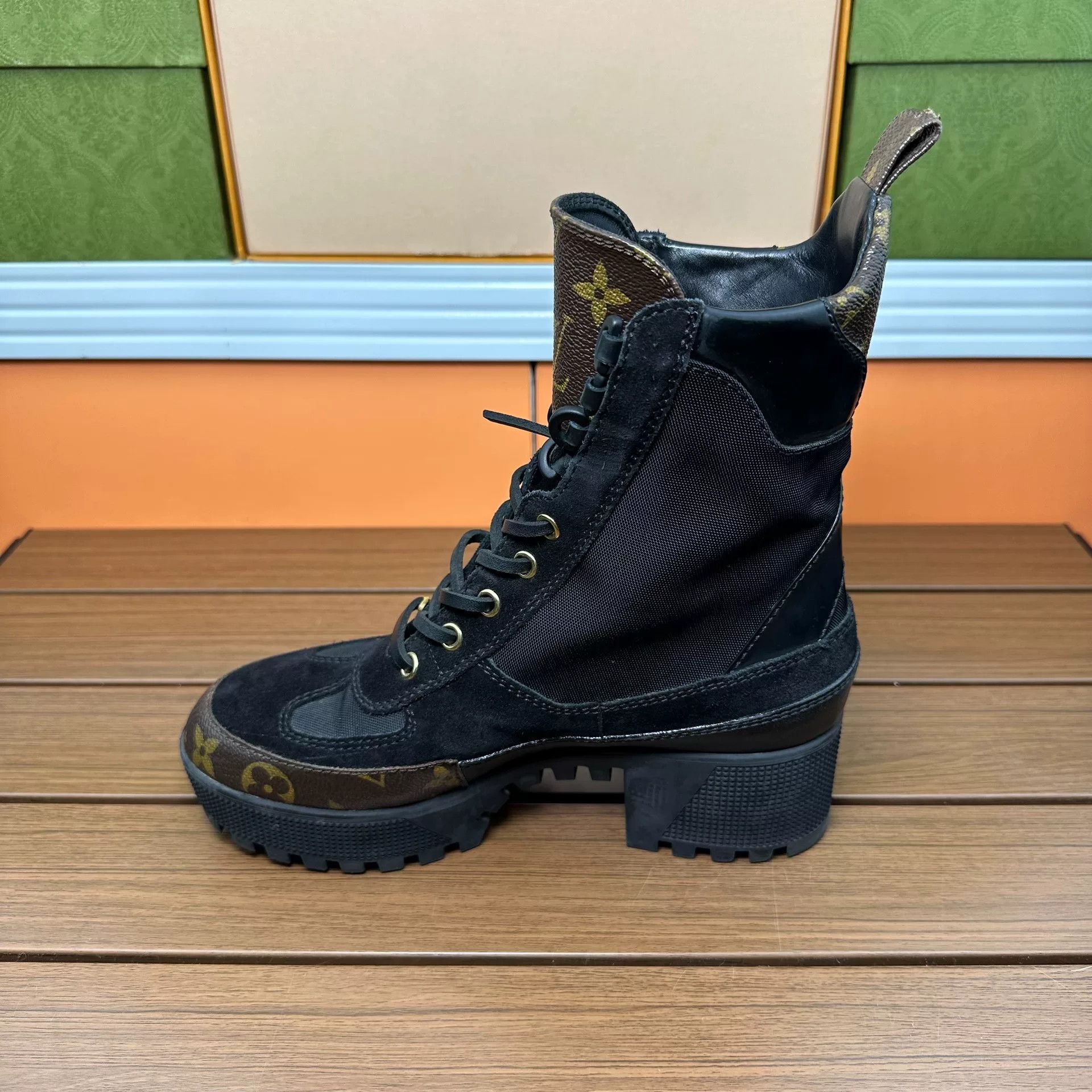 Louis Vuitton Louis Vuitton Leather Brown Boots it_36 Women Size US 6 / IT 36 - 3 Thumbnail