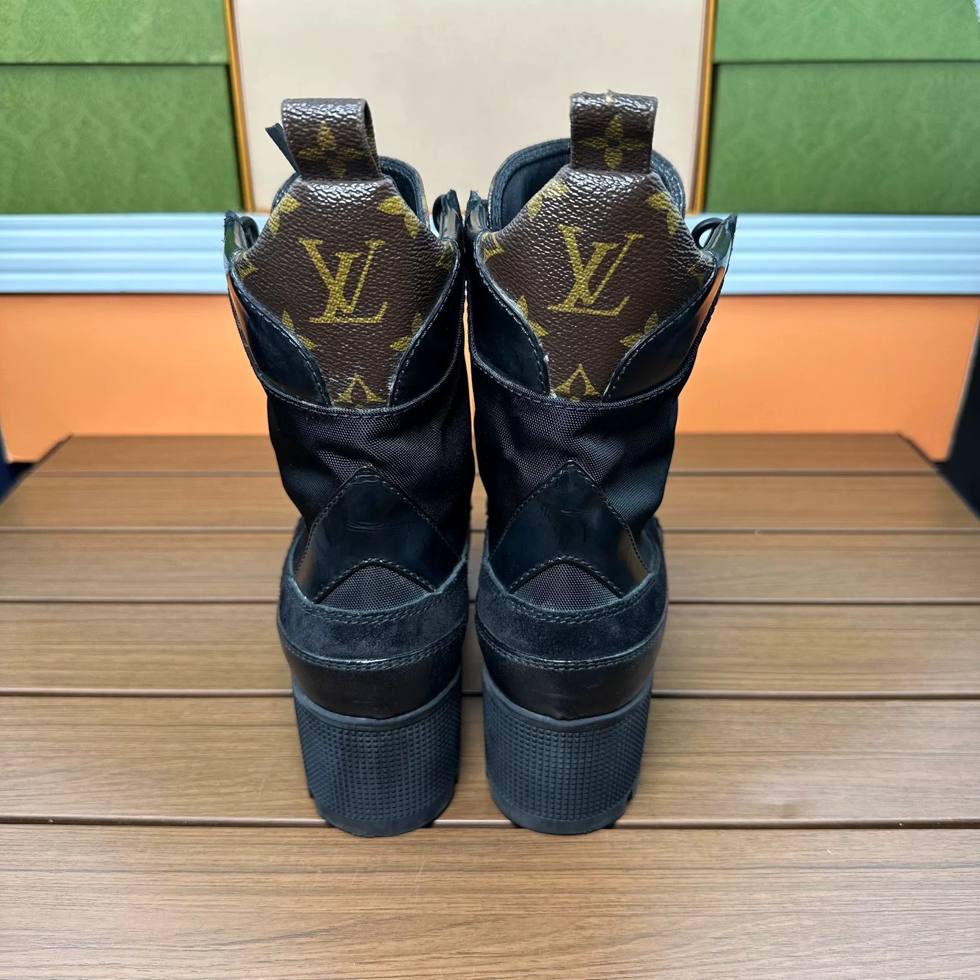 Louis Vuitton Louis Vuitton Leather Brown Boots it_36 Women Size US 6 / IT 36 - 6 Thumbnail