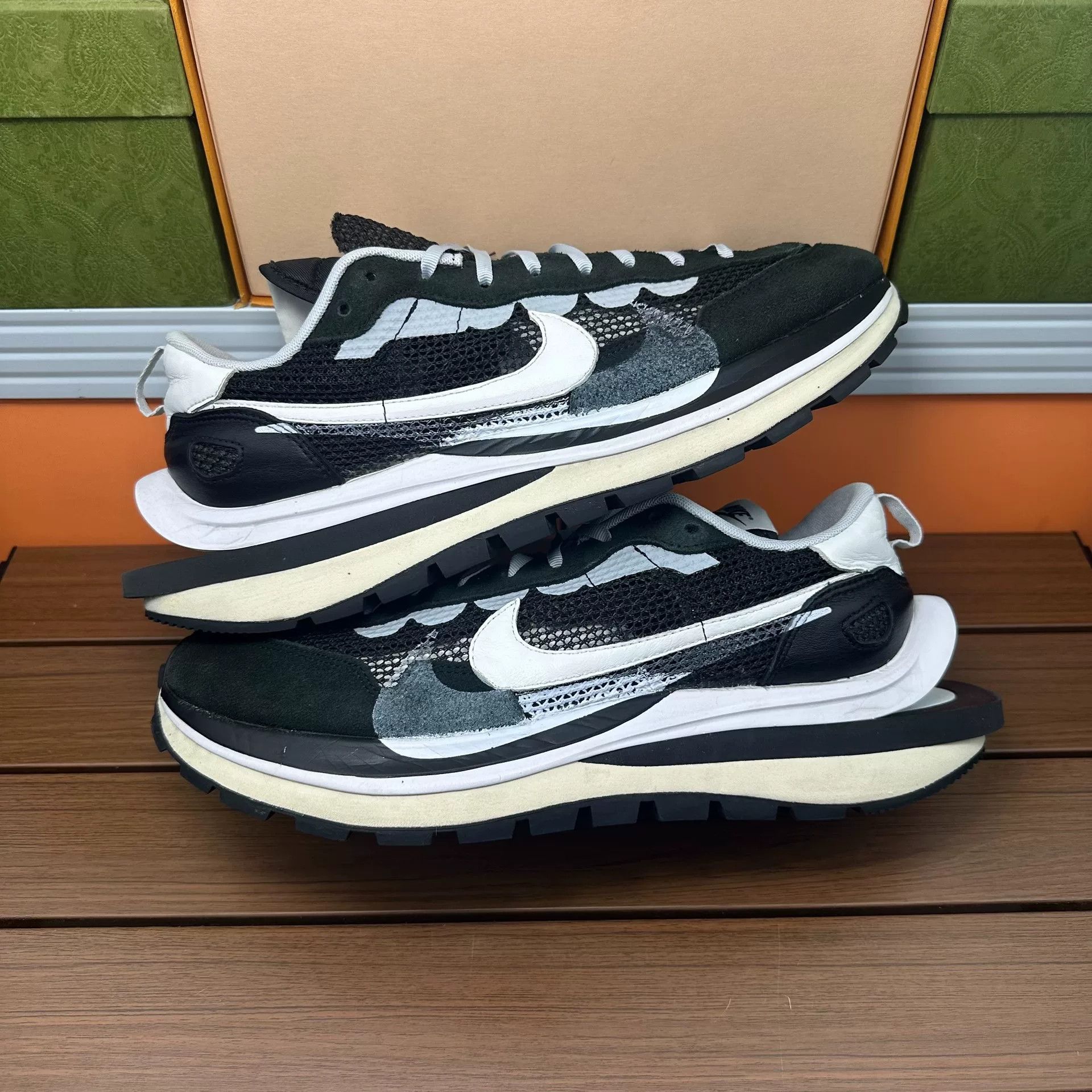 Sacai Sacai Black Lowtop Sneakers 13 Men Size US 13 / EU 46 - 2 Thumbnail